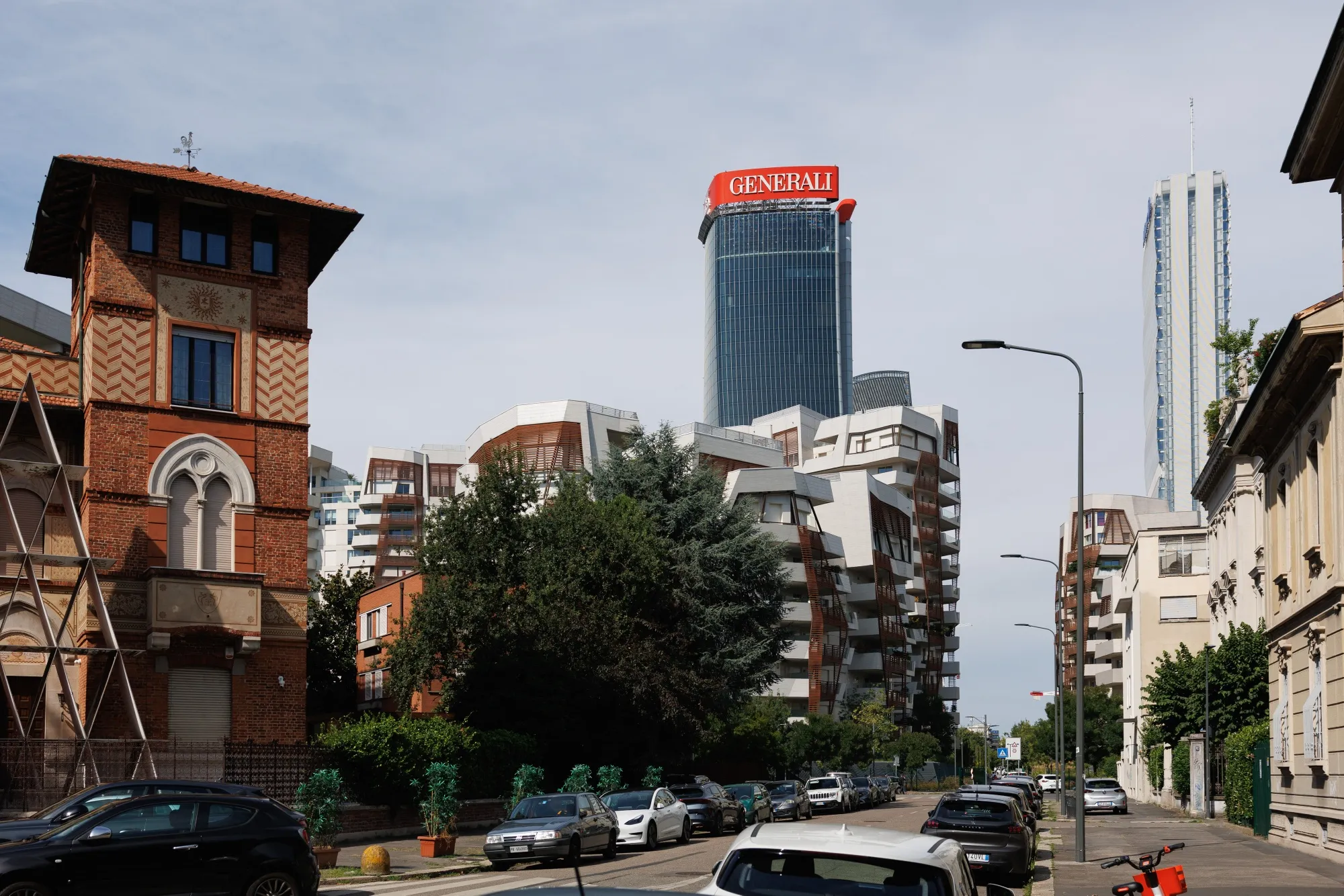 The Assicurazioni Generali SpA company's headquarters in the CityLife district in Milan.