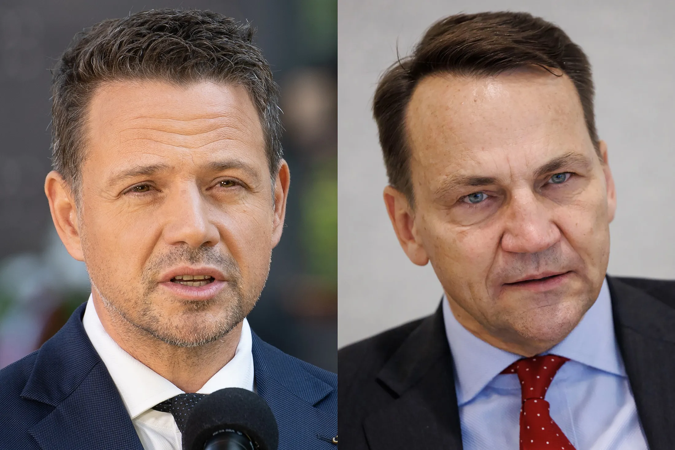 Rafal Trzaskowski and Radoslaw Sikorski