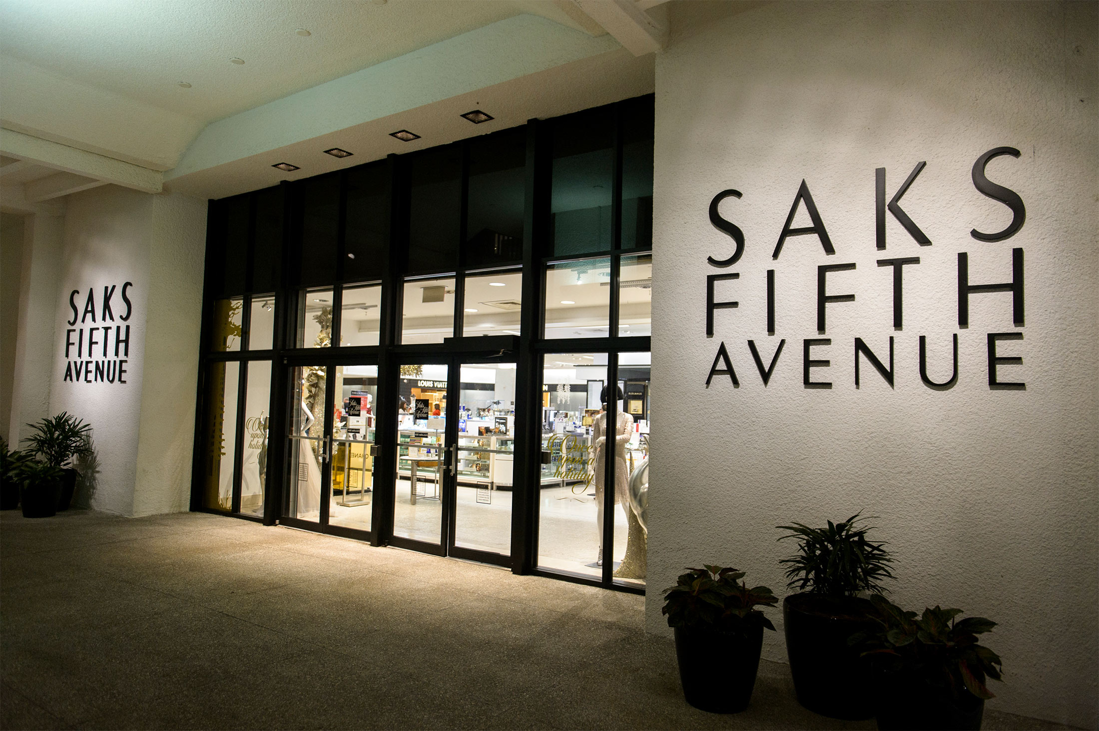 Saks Fifth Avenue at Bal Harbour Shops Miami.
