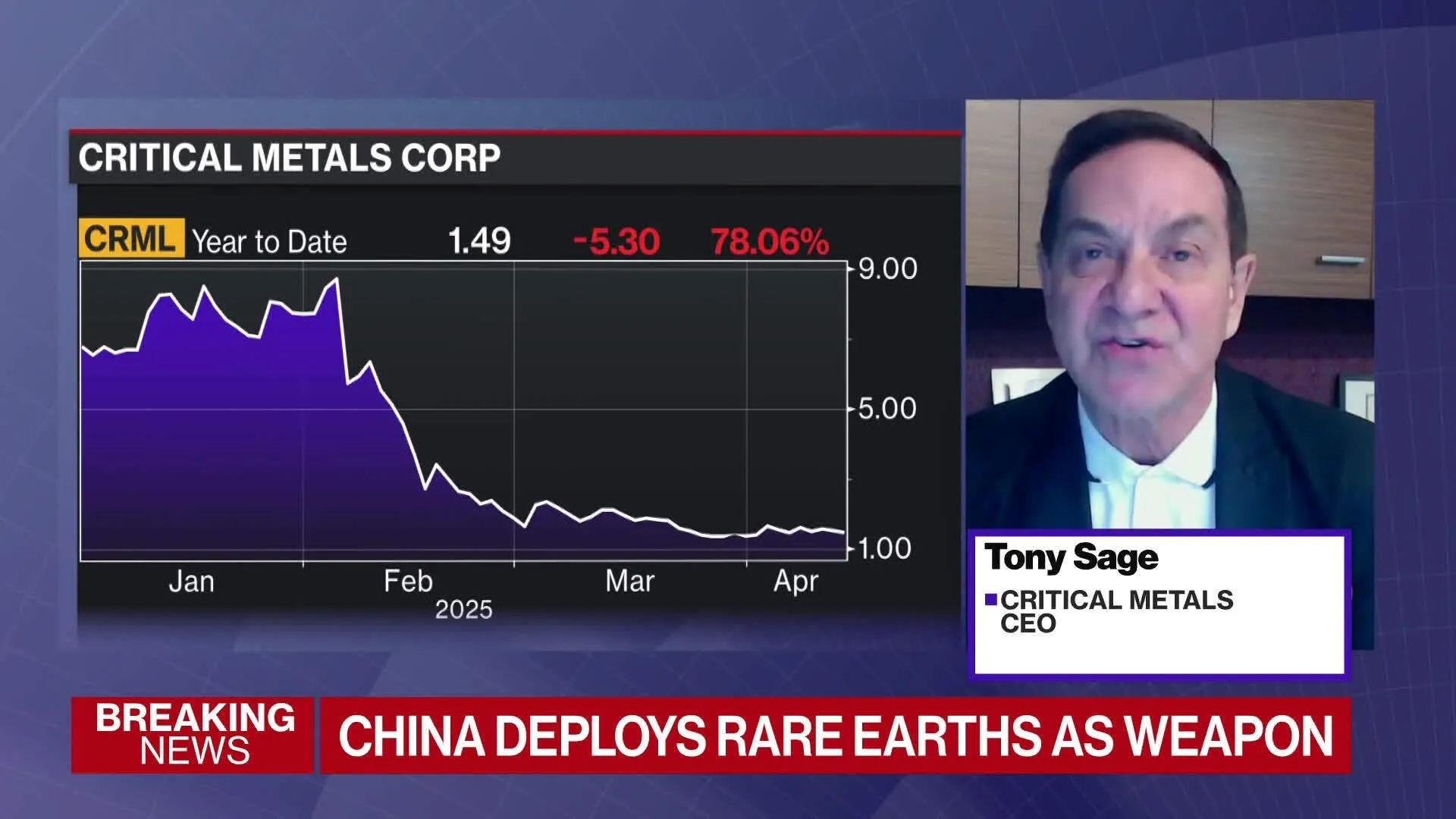 Watch China Deploys Rare Earths as a Trade War Weapon - Bloomberg