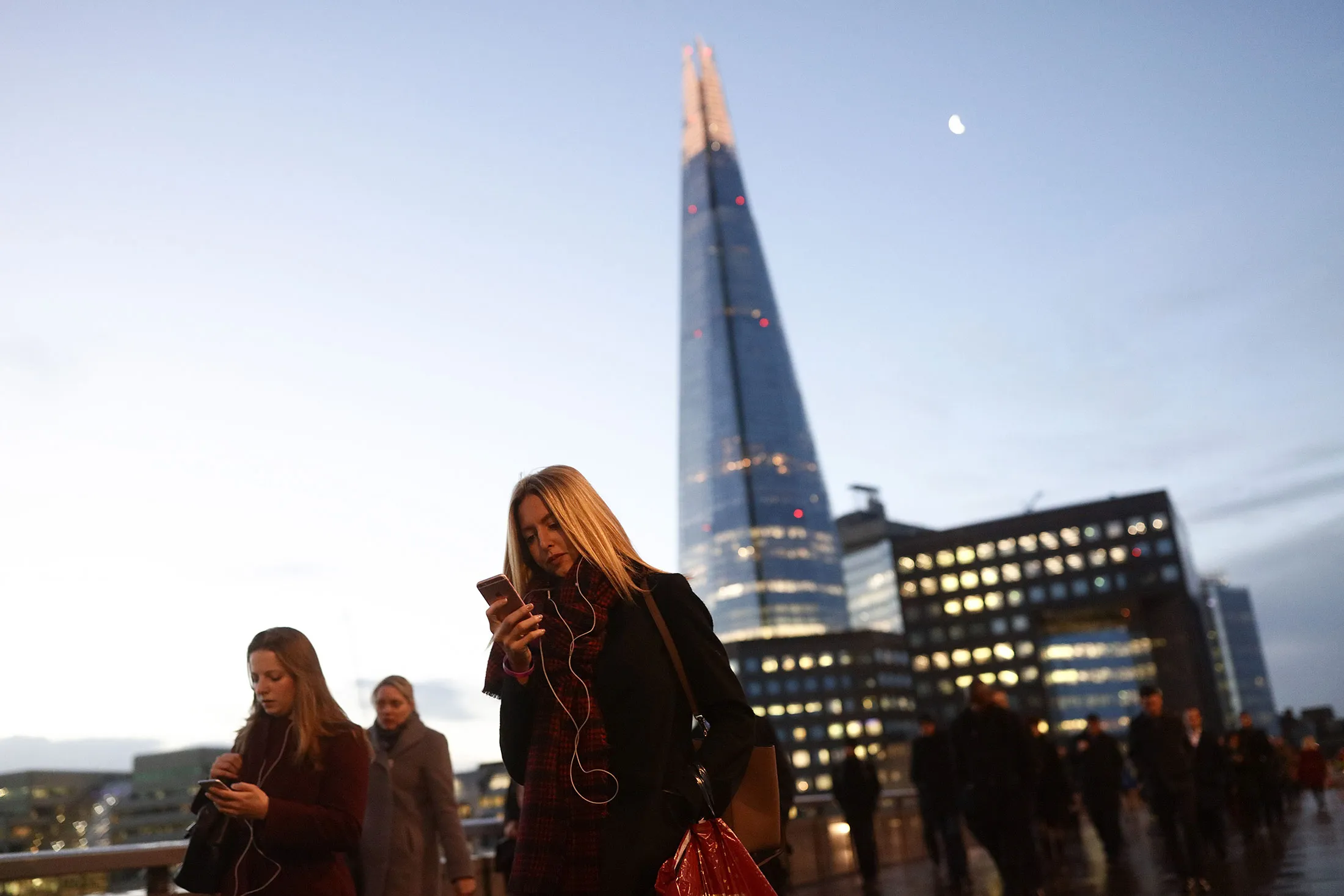 City Workers Return To Work Following The Festive Break