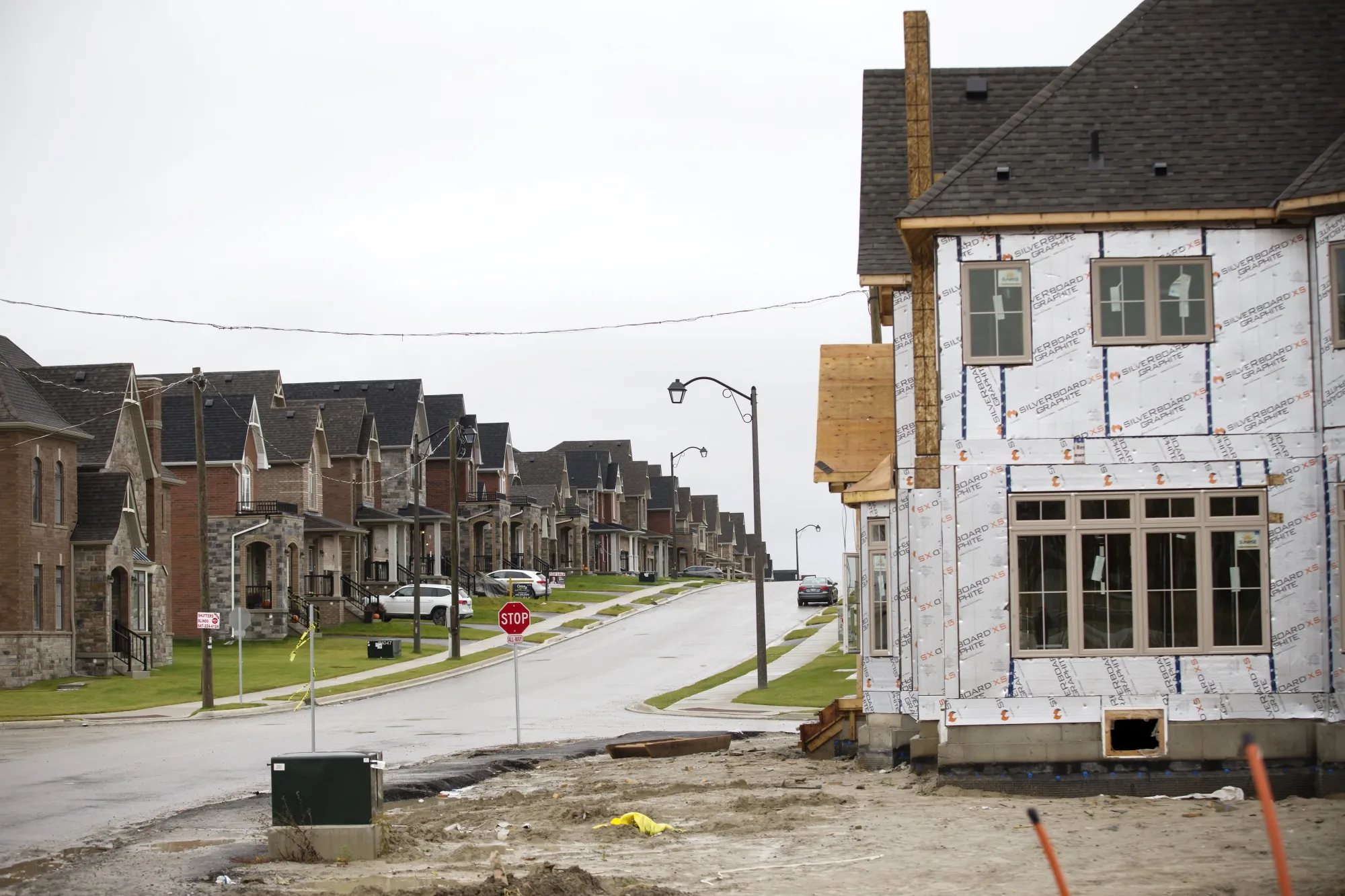 Home Construction Outside Of Toronto Ahead Of New Housing Price Figures