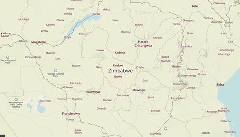 Map of Zimbabwe