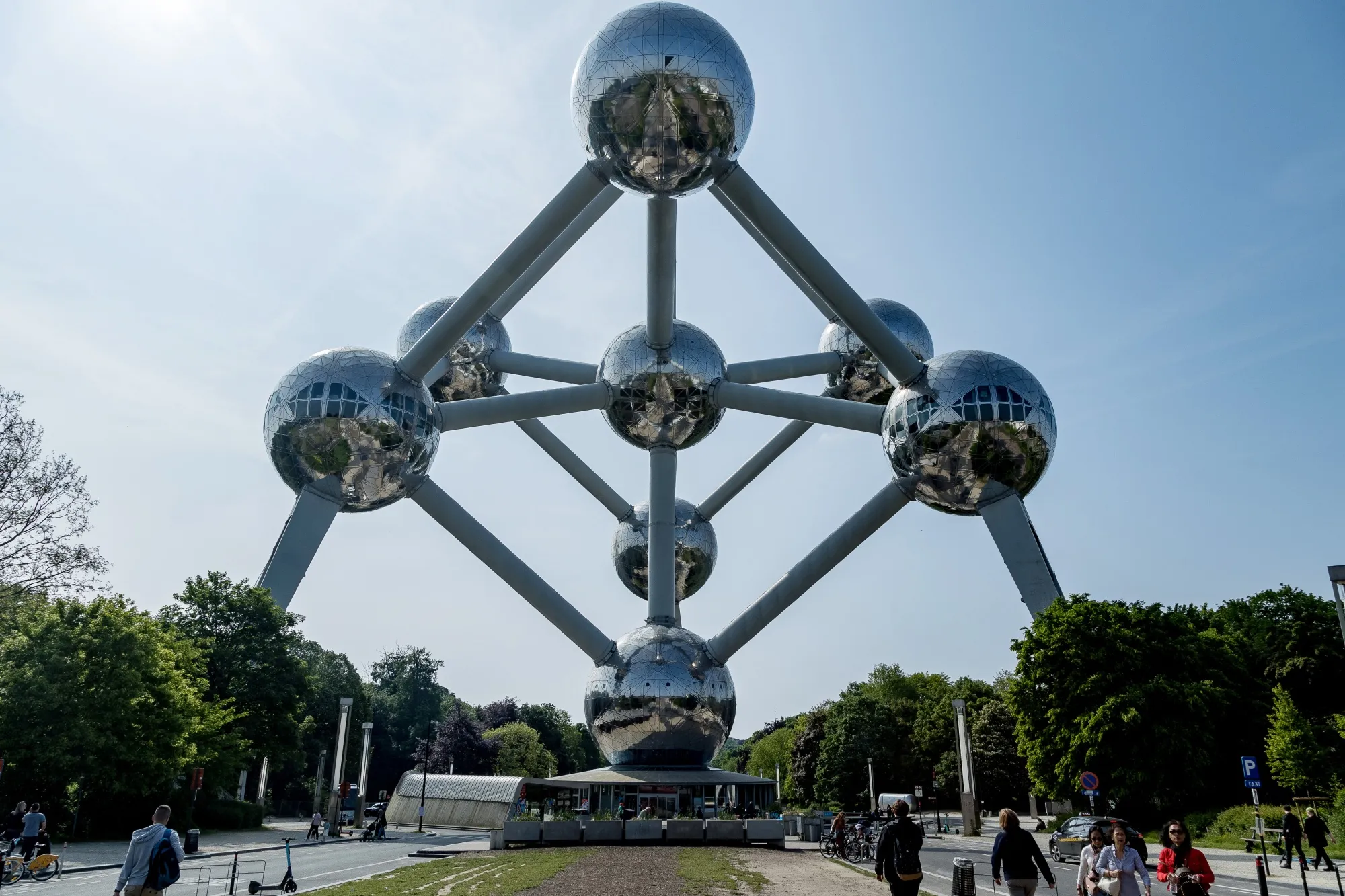 The Atomium in Brussels, Belgium.