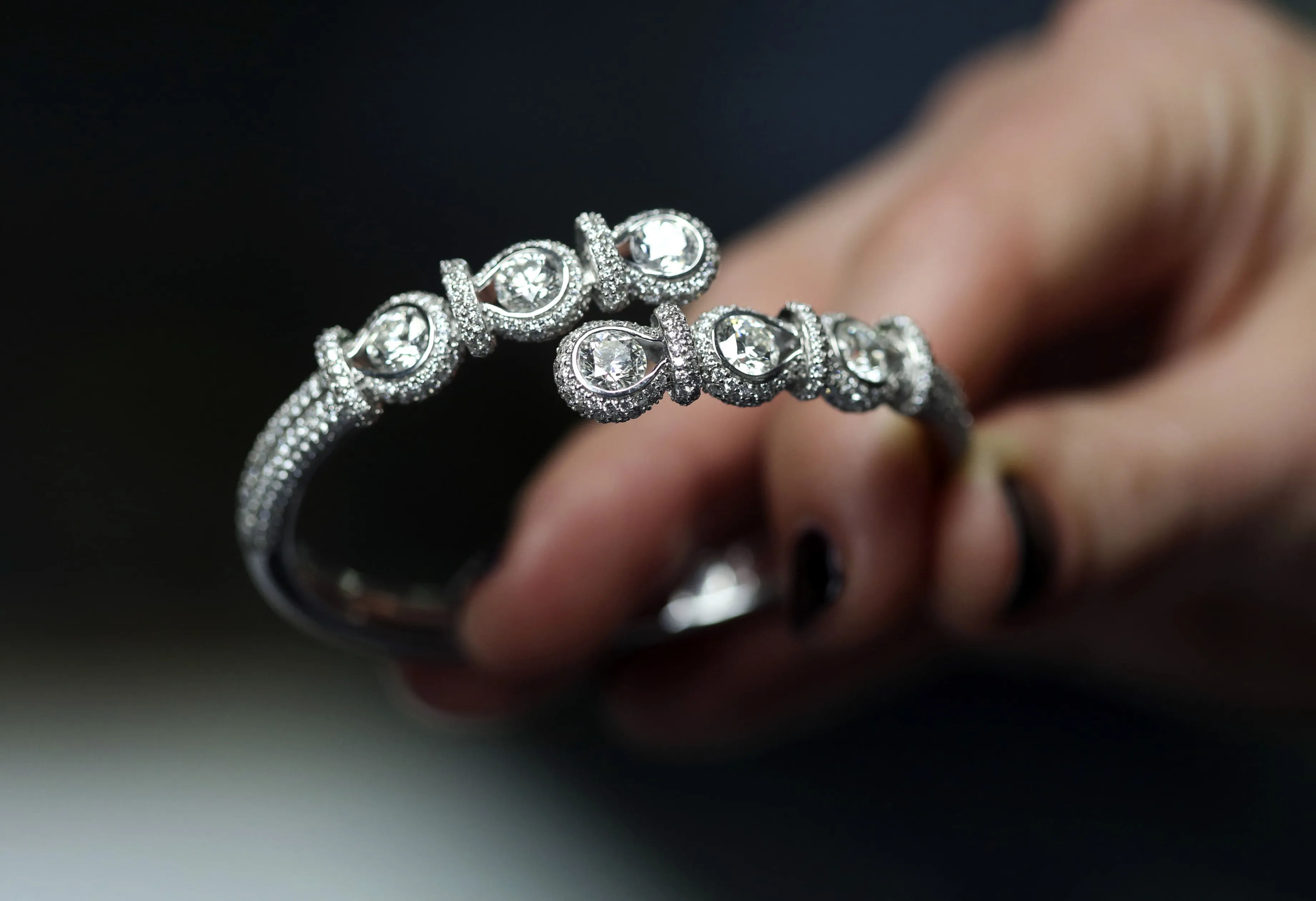 A Forevermark Encodia diamond bracelet.&nbsp;