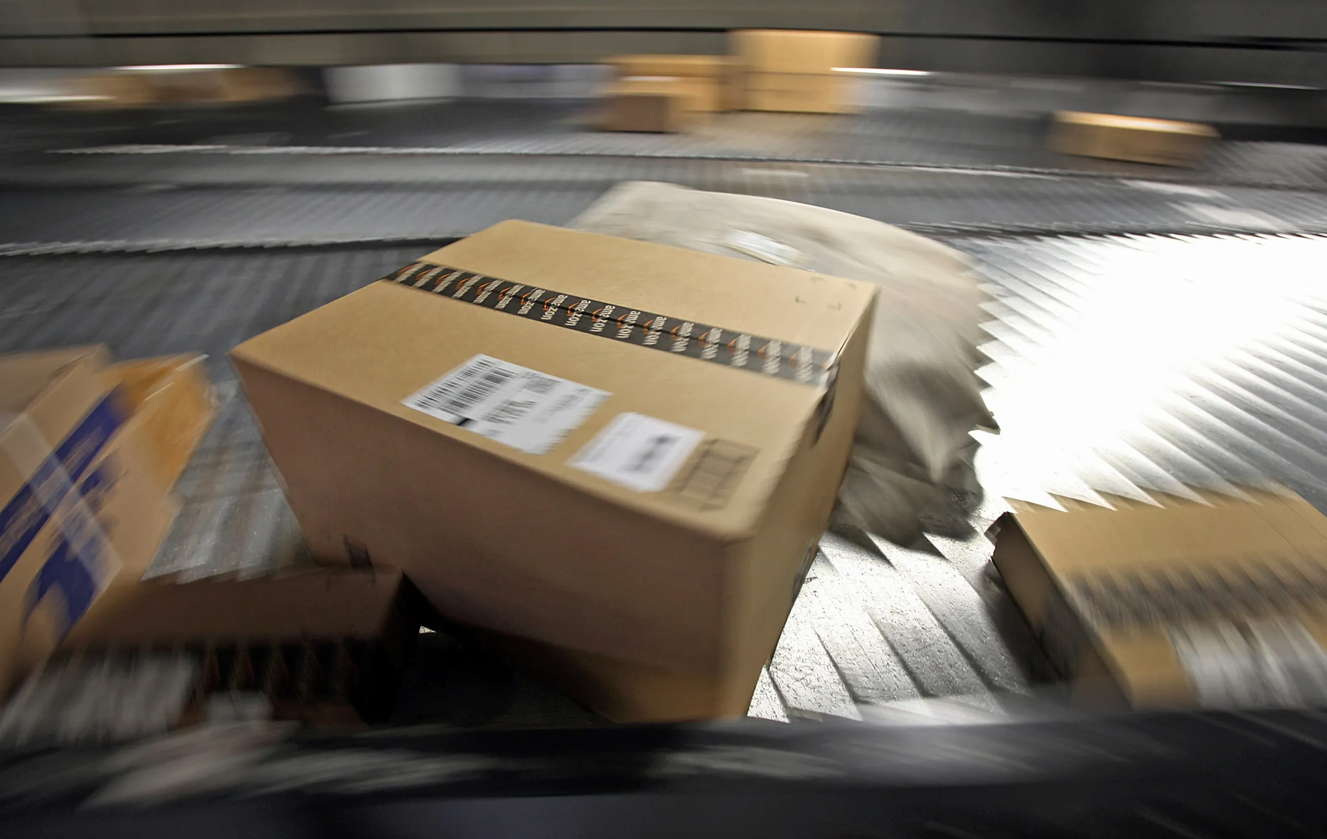 Packages got there on time, more or less.