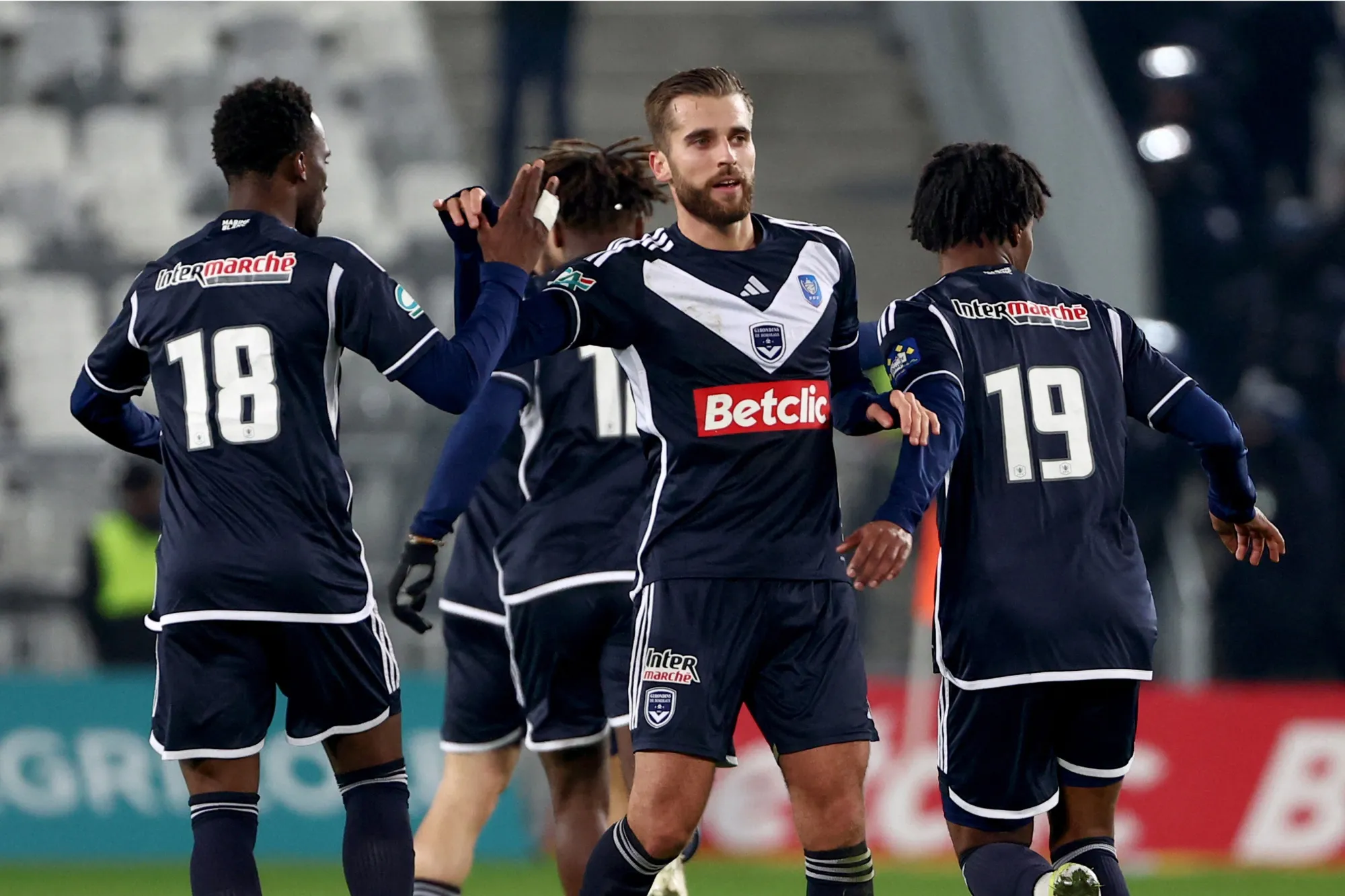 Serviette FC Girondins De Bordeaux - Bleue - Pour Aficionados Et Collectionneurs
