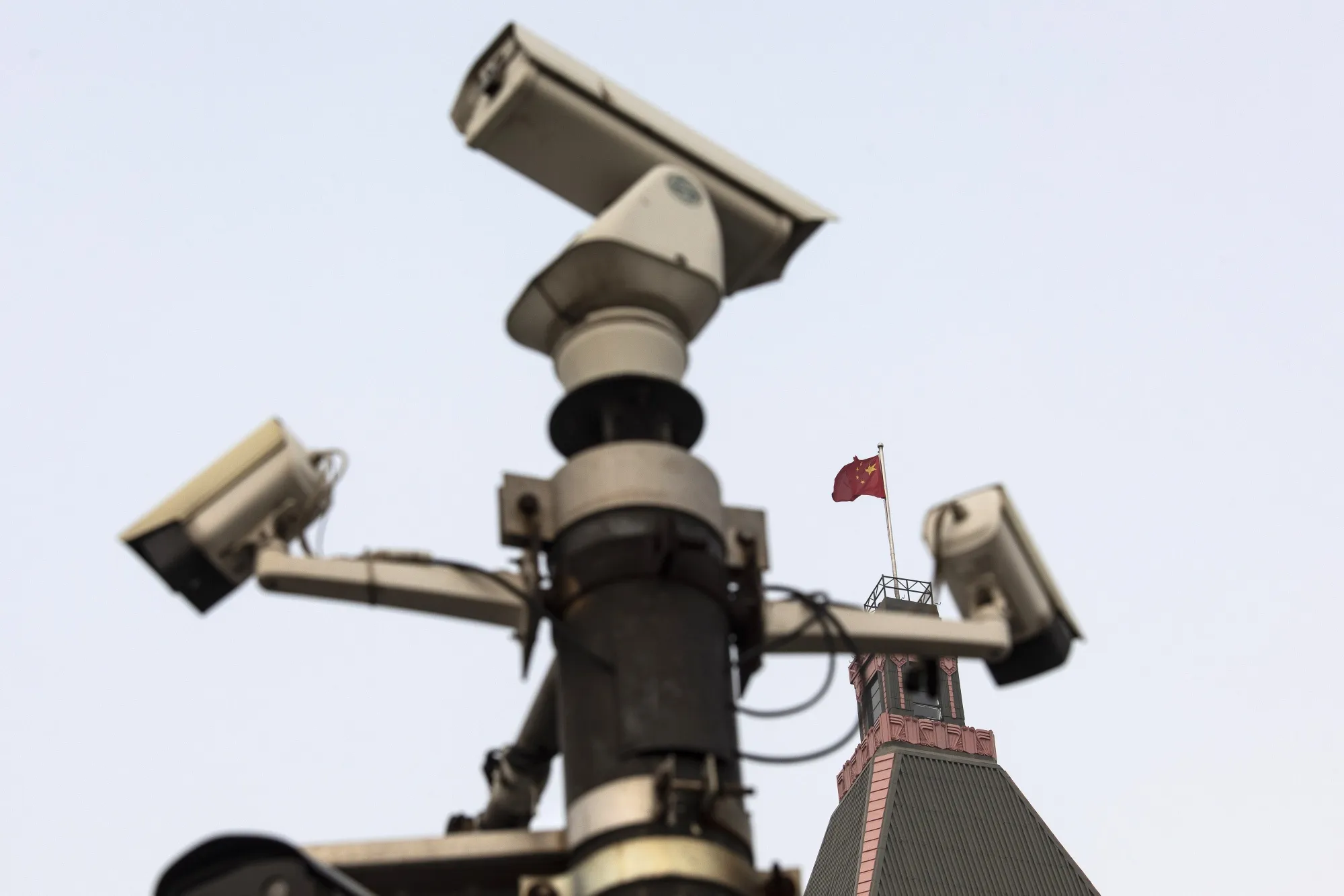 Security cameras in Shanghai.