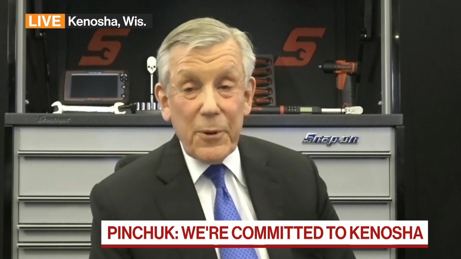 Watch SnapOn CEO Says They Are Committed to Kenosha Bloomberg