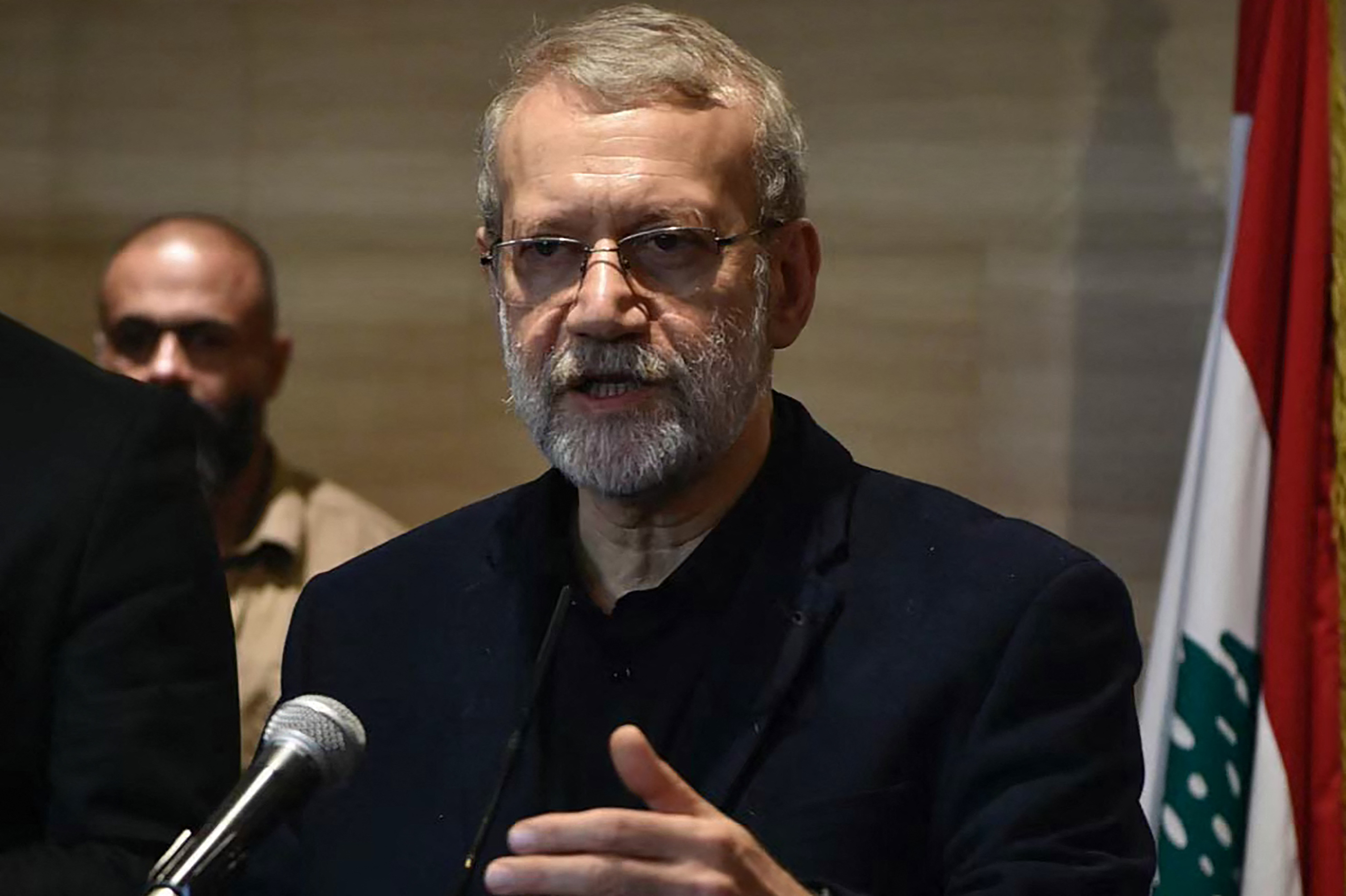 Ali Larijani in 2024. Photographer: -/AFP/Getty Images