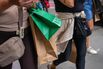 Shoppers in New York. 