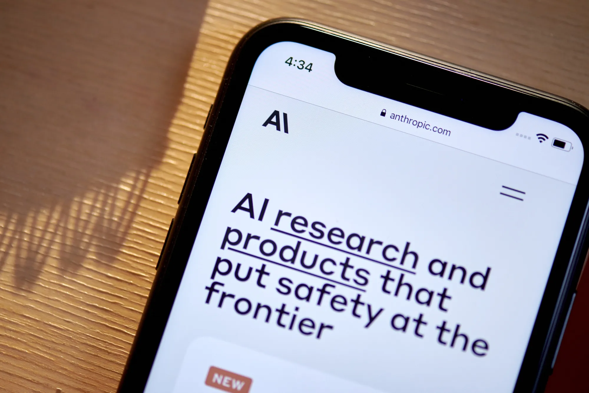 The Anthropic website.