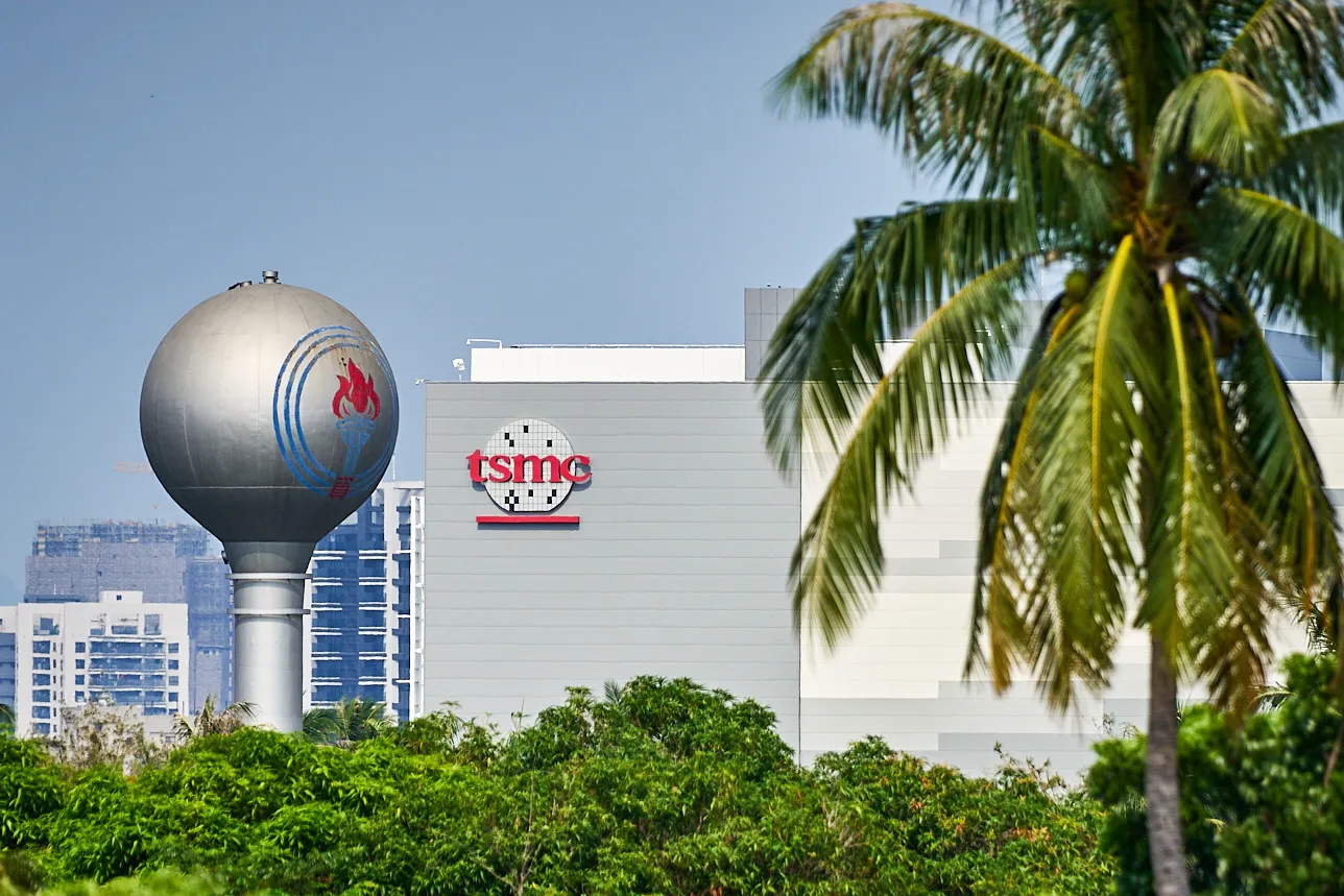 The Taiwan Semiconductor Manufacturing factory in the Nanzih district in Kaohsiung, Taiwan.