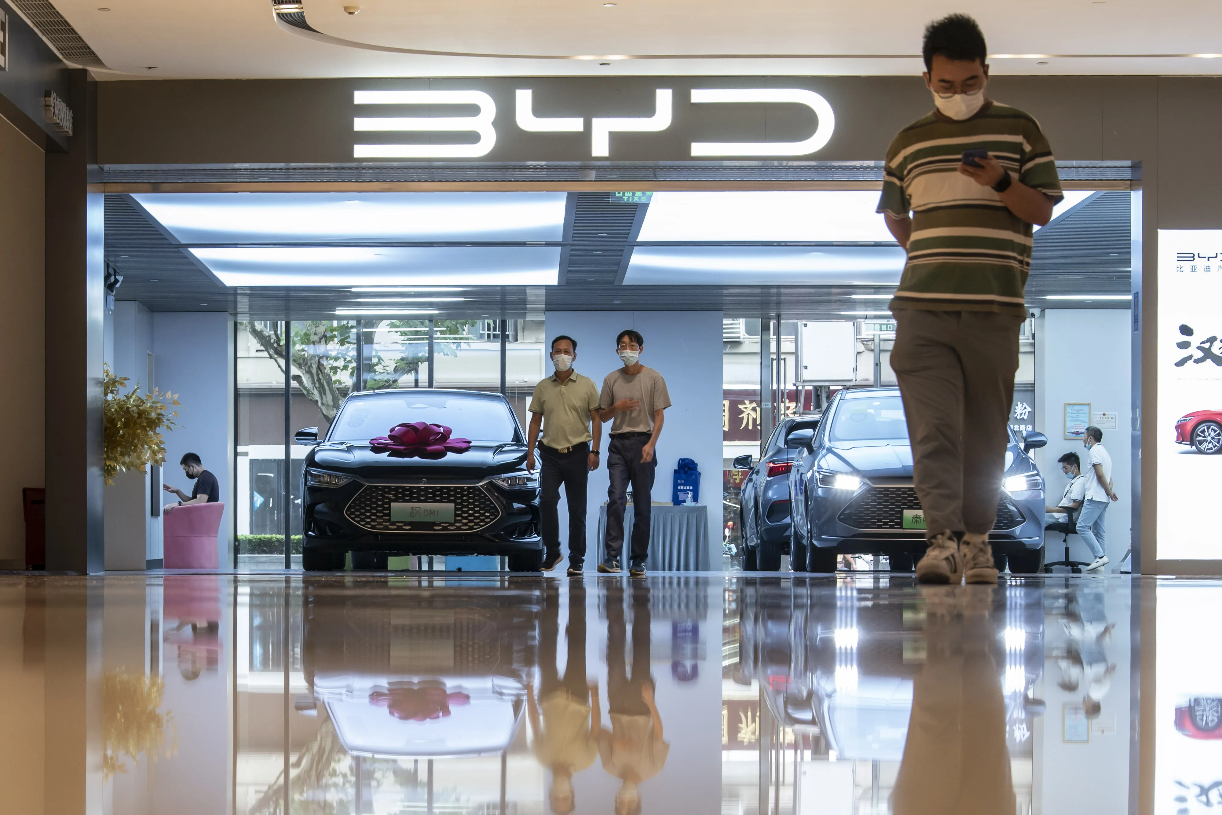 A BYD Co. showroom in Shanghai.