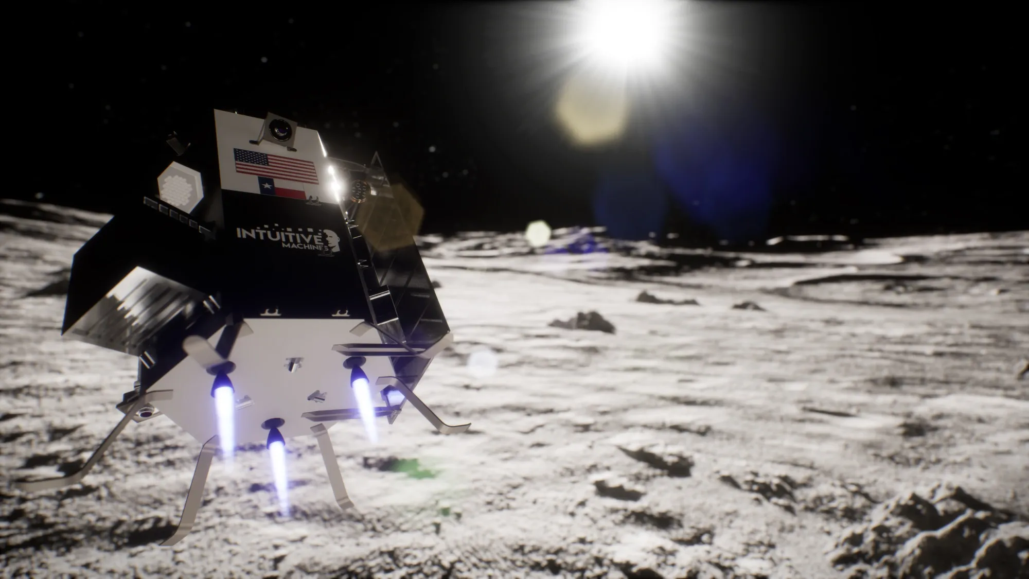 Intuitive Lander Lunar Lander Maker Intuitive Machines to Go Public in Blank-Check Deal ...