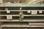 Nearly empty shelves in the baby formula aisle of a grocery store in Detroit, Michigan, on&nbsp;May 19.