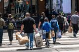 Shoppers As Consumer Prices In U.S. Top Forecast 