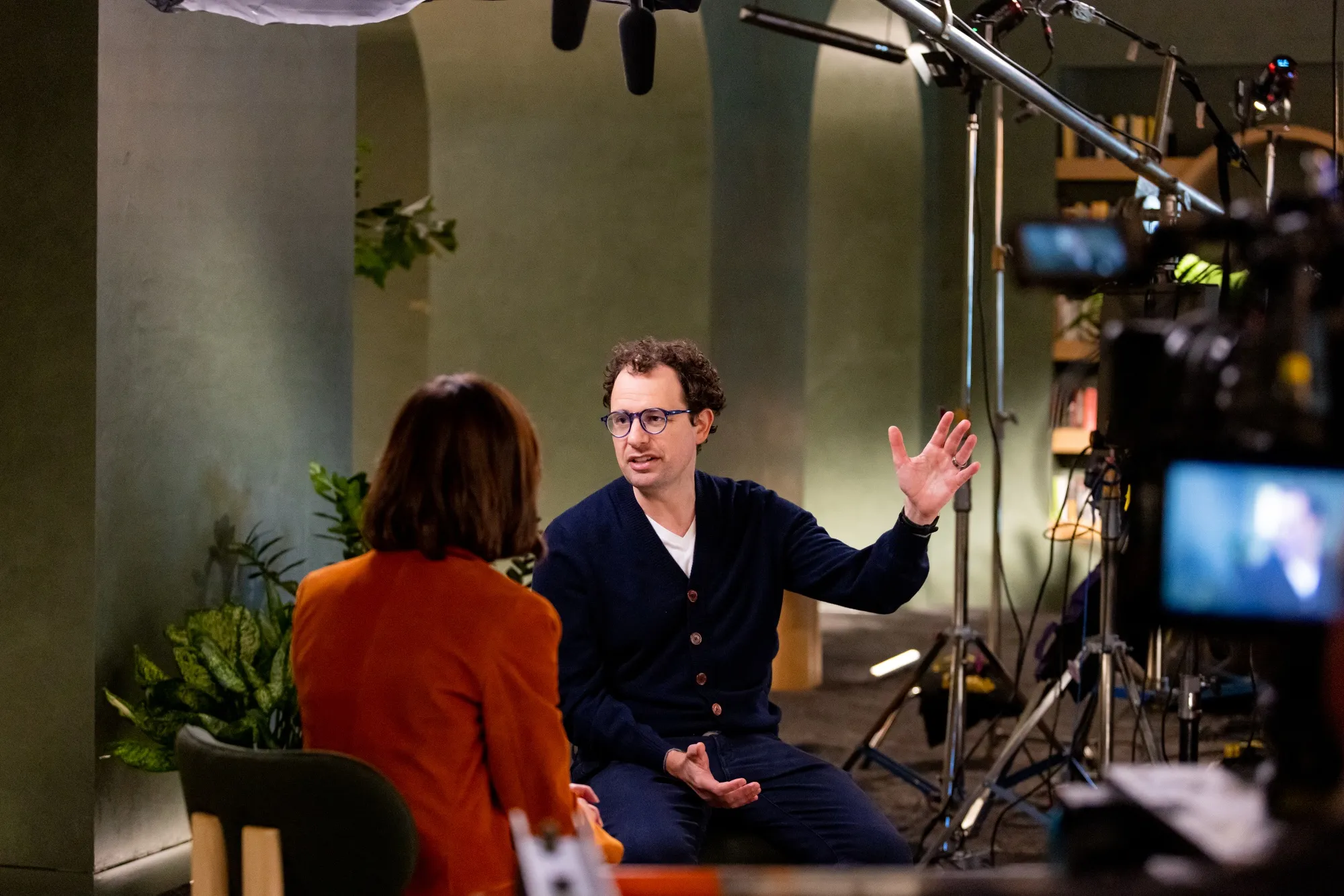 Dario Amodei spoke to Bloomberg’s Emily Chang at Anthropic’s headquarters in California.