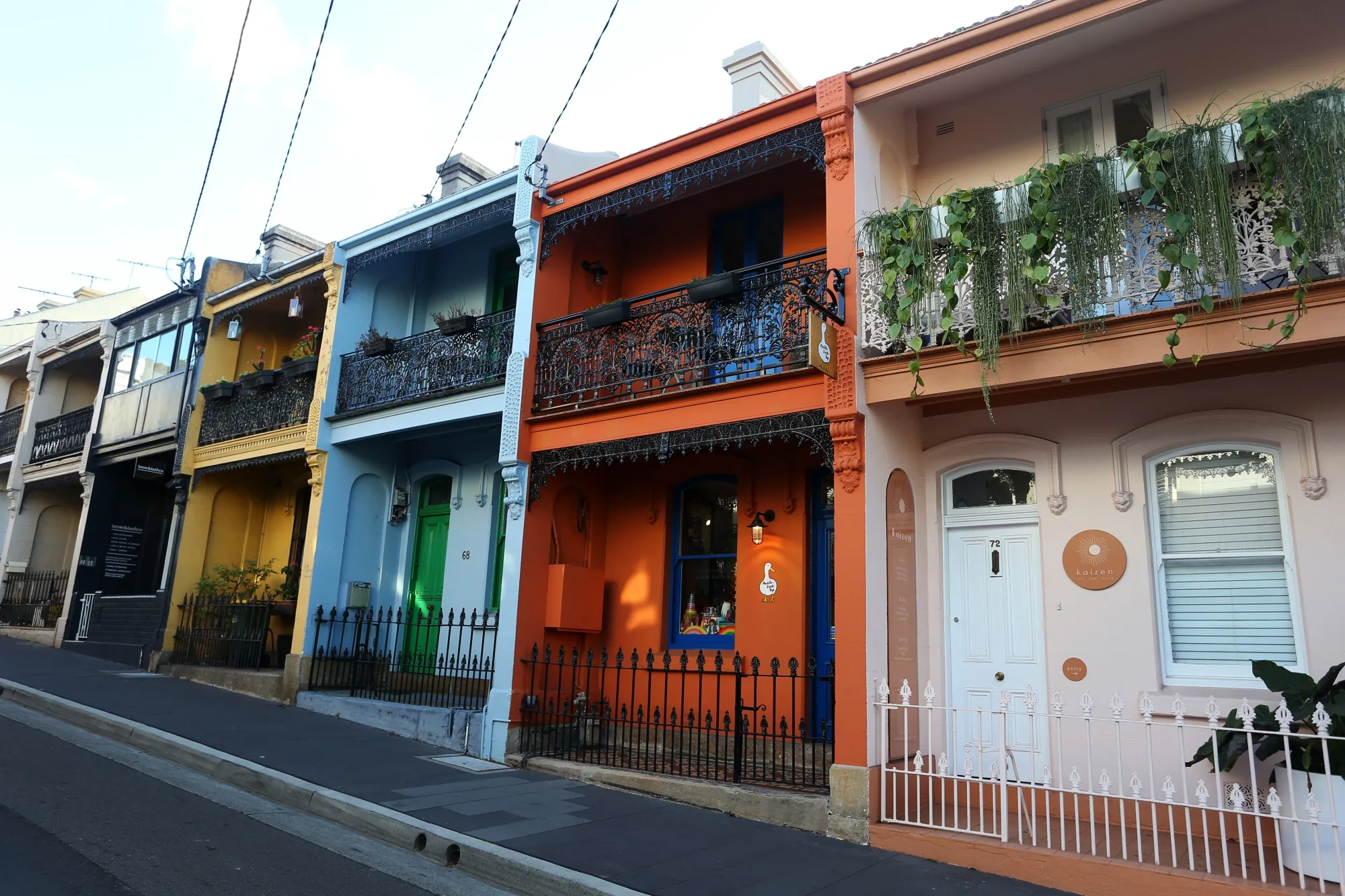 The Paddington neighborhood of Sydney, Australia.
