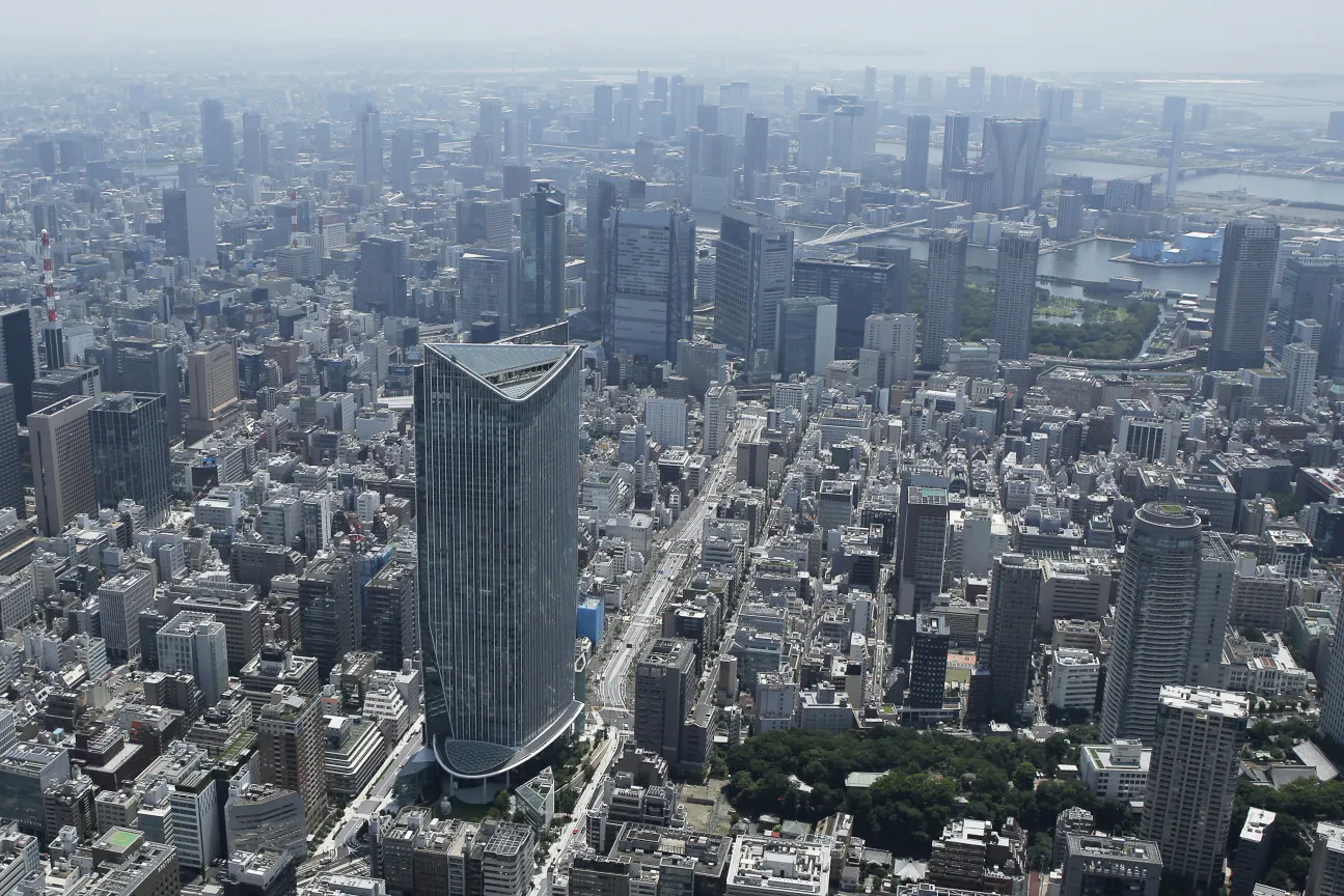 The central district of Toranomon&nbsp;in Tokyo.&nbsp;