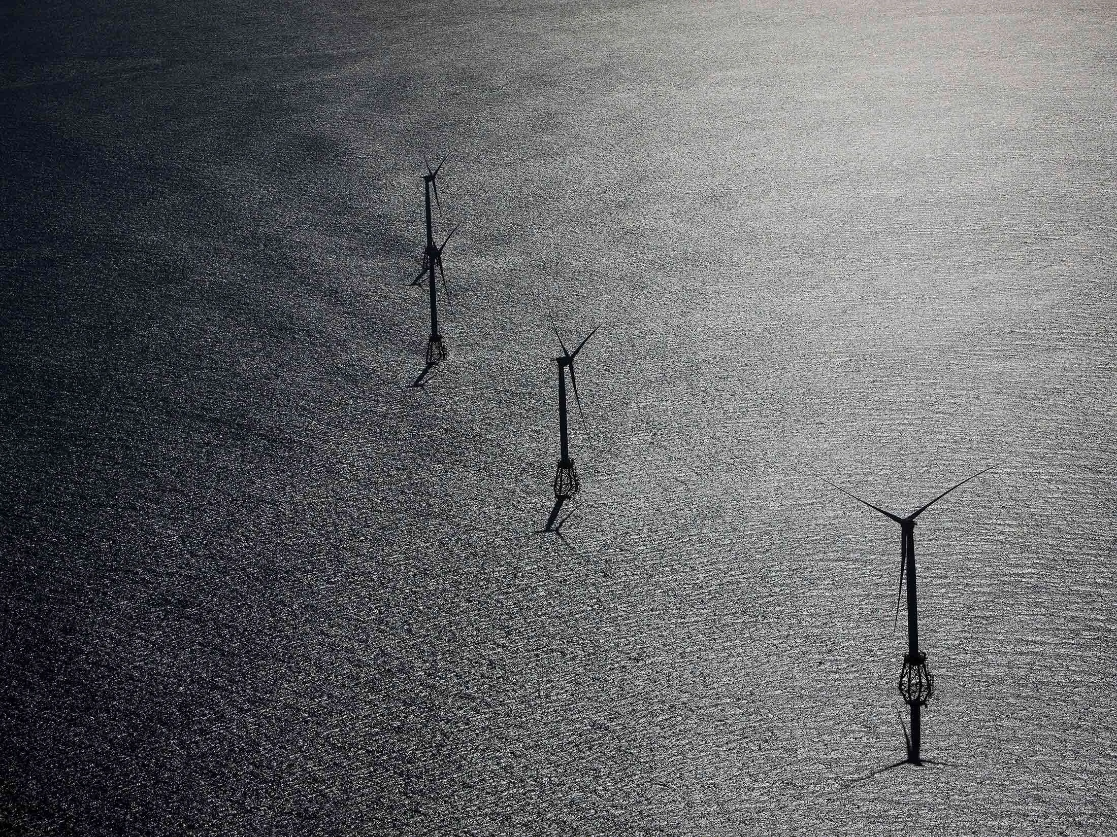 The GE-Alstom Block Island Wind Farm&nbsp;off Block Island, Rhode Island.