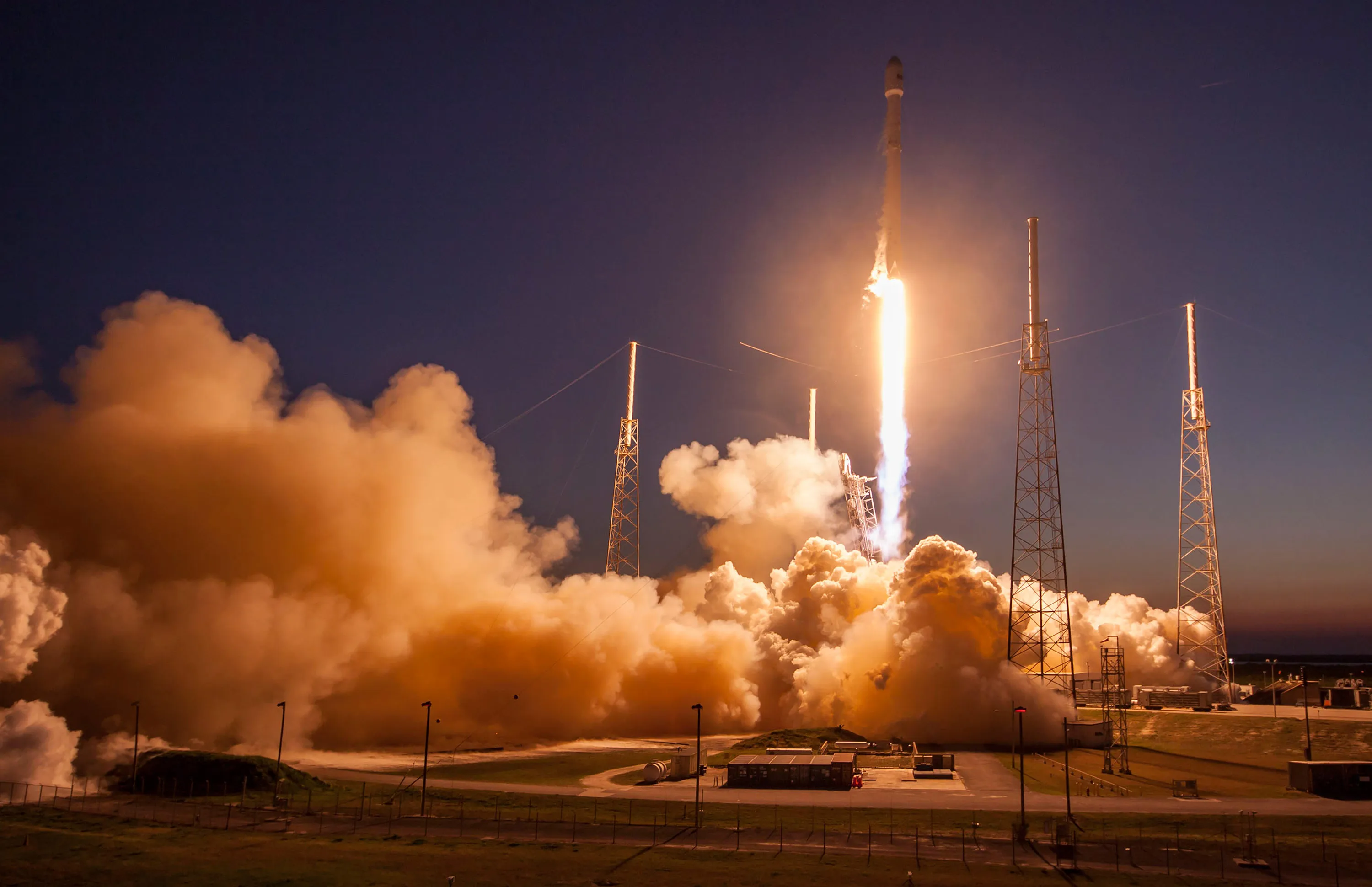 SpaceX's Falcon 9 rocket makes a successful launch from Cape Canaveral, Florida.&nbsp;