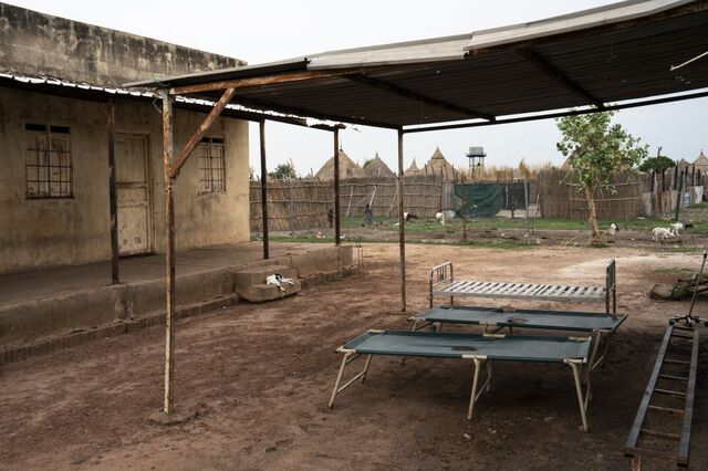 The health center in Rier Village stands closed and padlocked in the middle of a weekday due to shortages of funding and medicines. Its closure forces hundreds of residents to travel—often on foot—around 25 kilometers to Koch town for medical treatment at the nearest functioning facility.