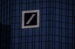A logo on the exterior of the Deutsche Bank AG headquarters in the financial district of Frankfurt, Germany, on Monday, Jan. 24, 2022.
