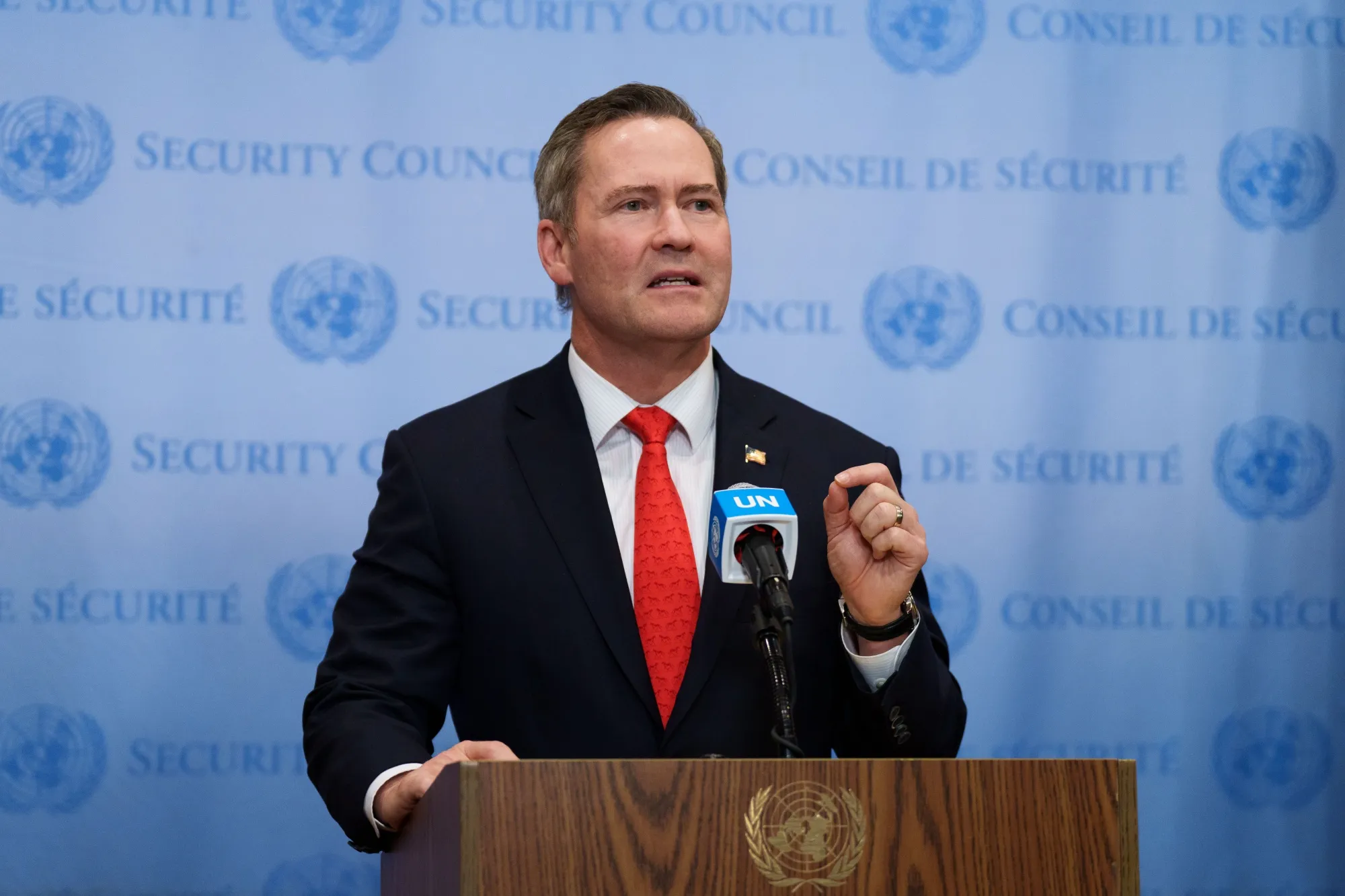 US Ambassador to the UN&nbsp;Mike Waltz