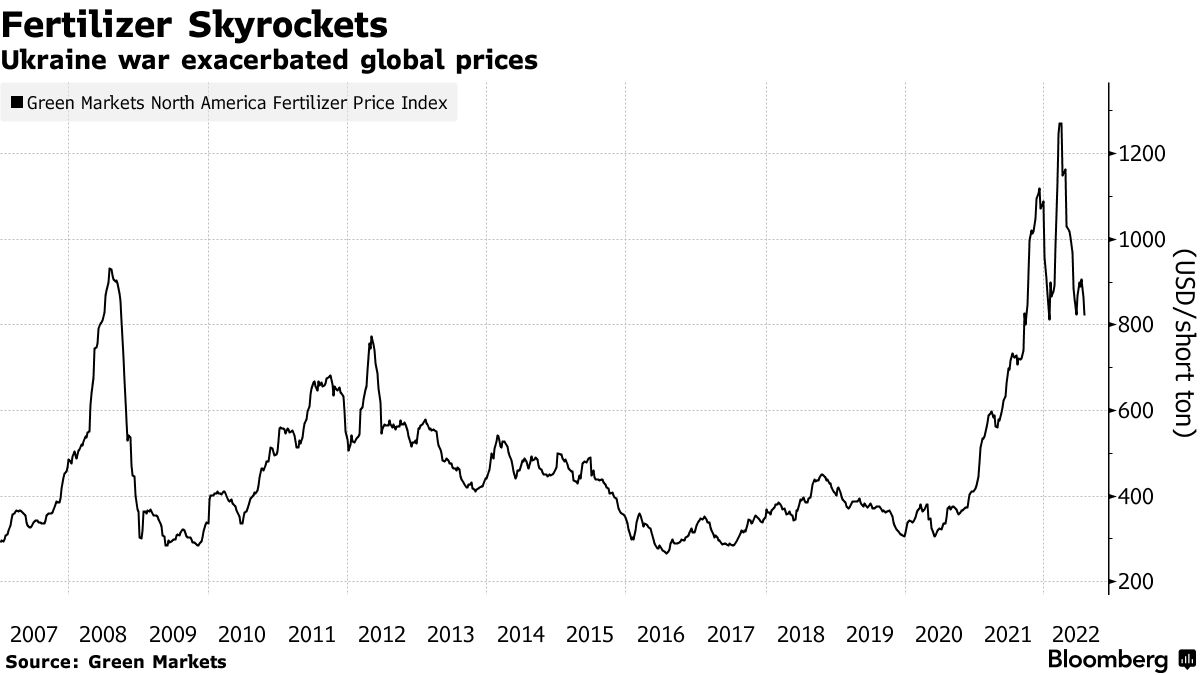 Ukraine war exacerbated global prices