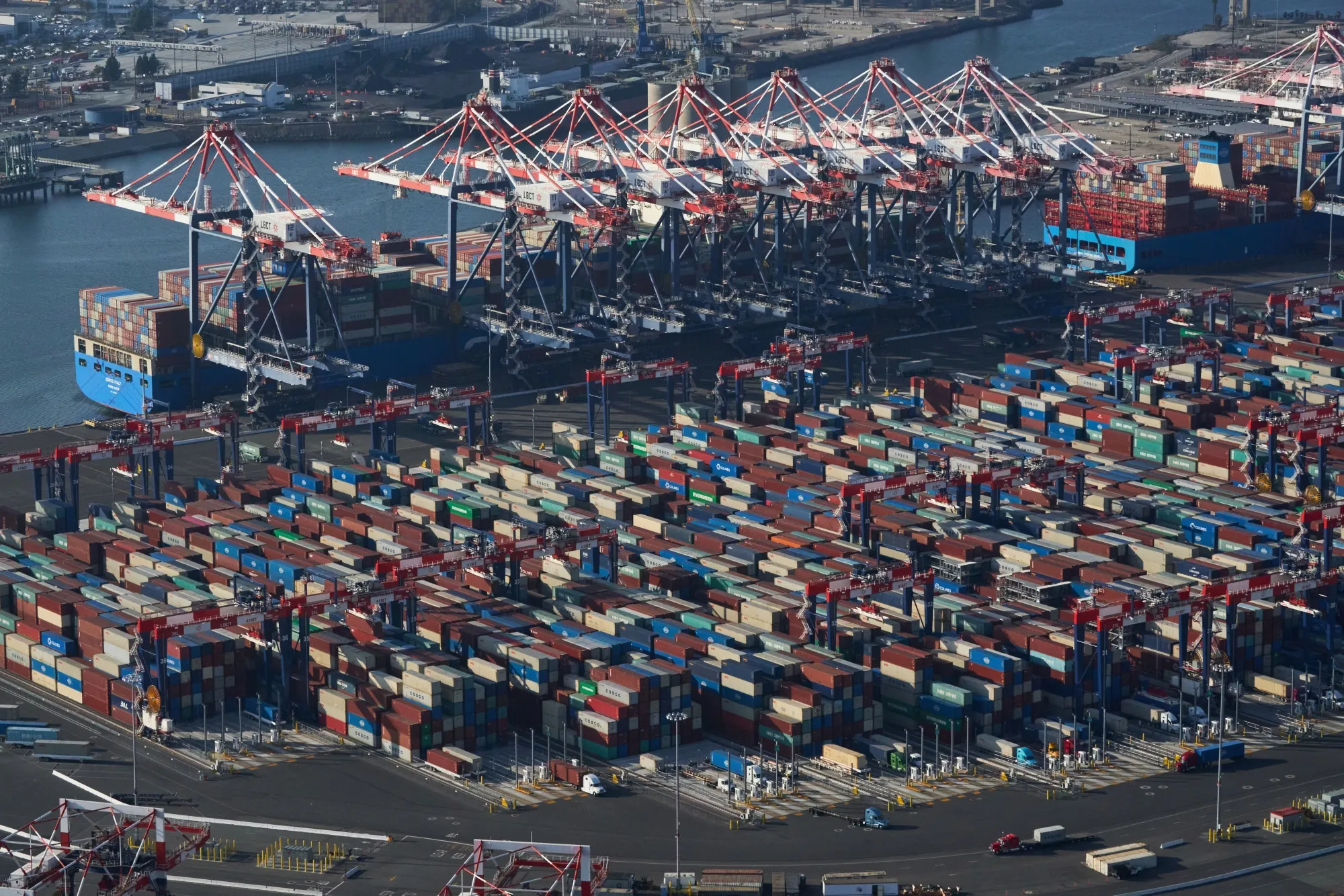 The Port of Long Beach in Long Beach, California, U.S.