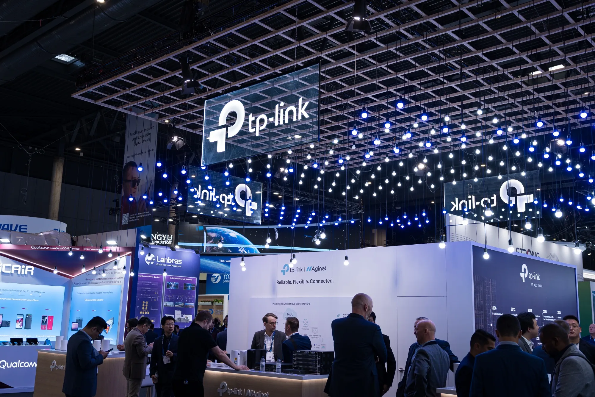 Tp-Link signage at the Mobile World Congress 2025in Barcelona.