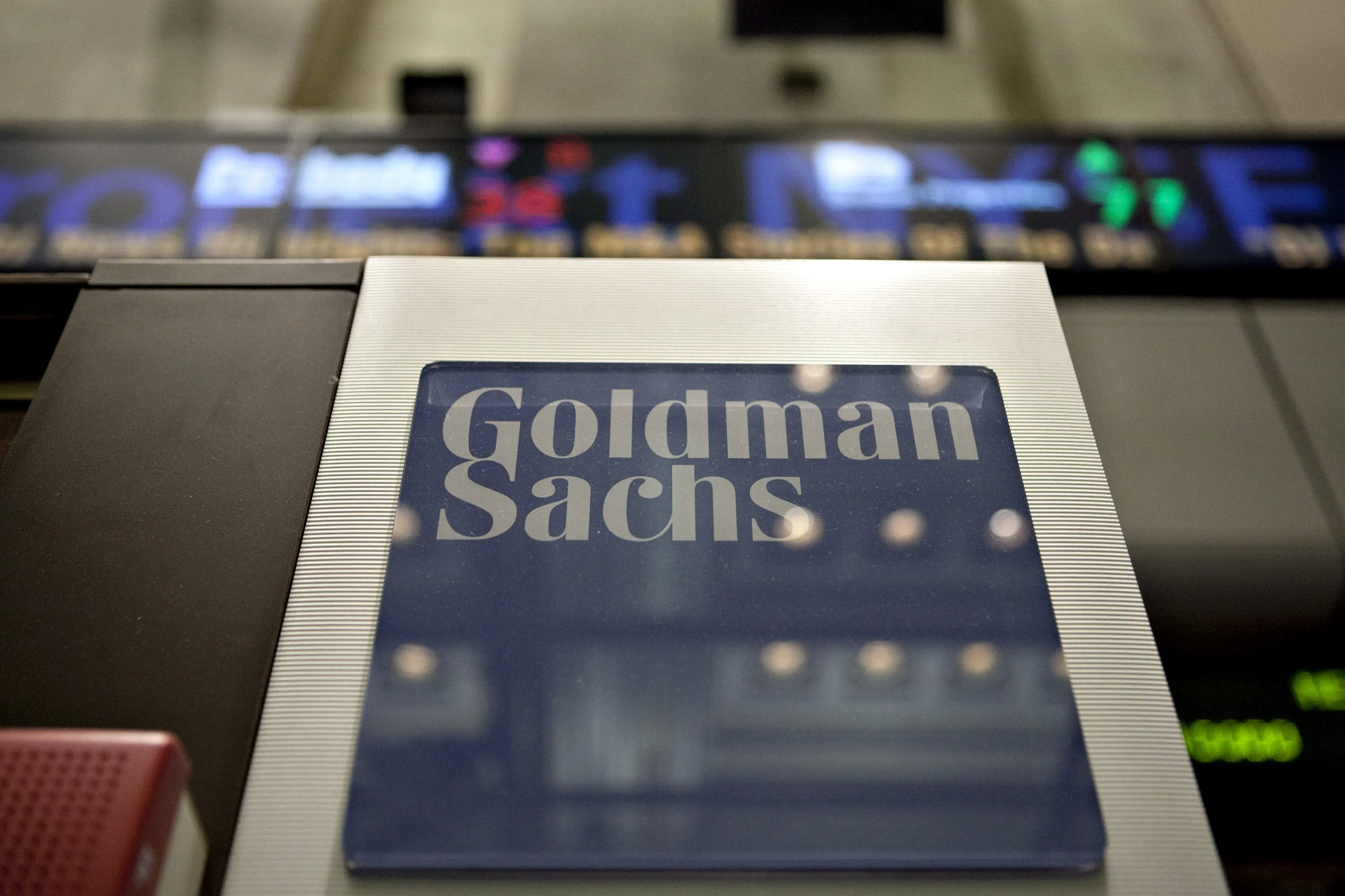 A Goldman Sachs Group Inc. logo.