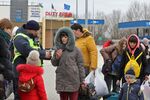 People fleeing the conflict in Ukraine.