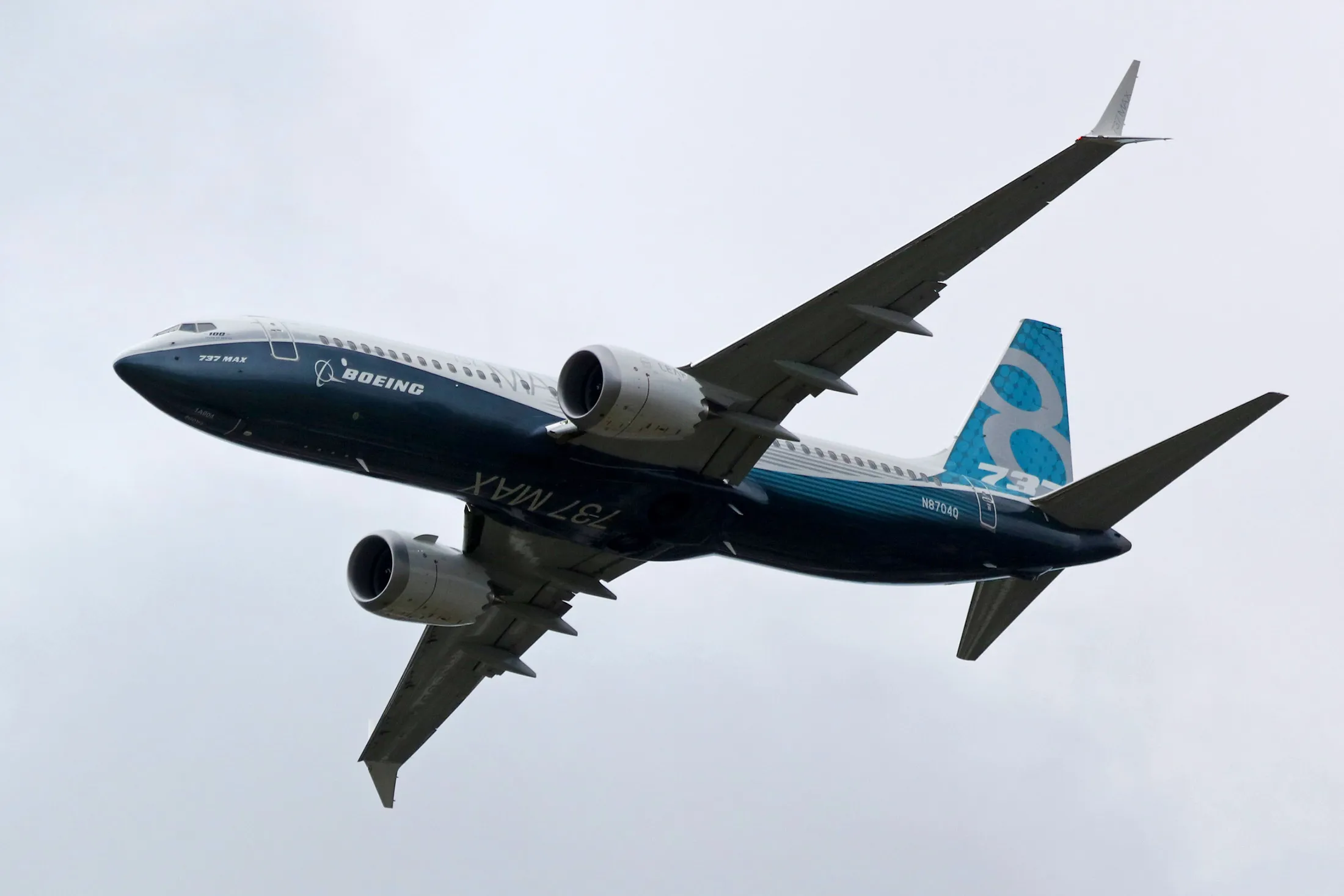 A Boeing Co. 737 max.

