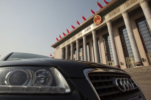 Audis Trump Patriotism for China’s Elite as Local Brands Falter