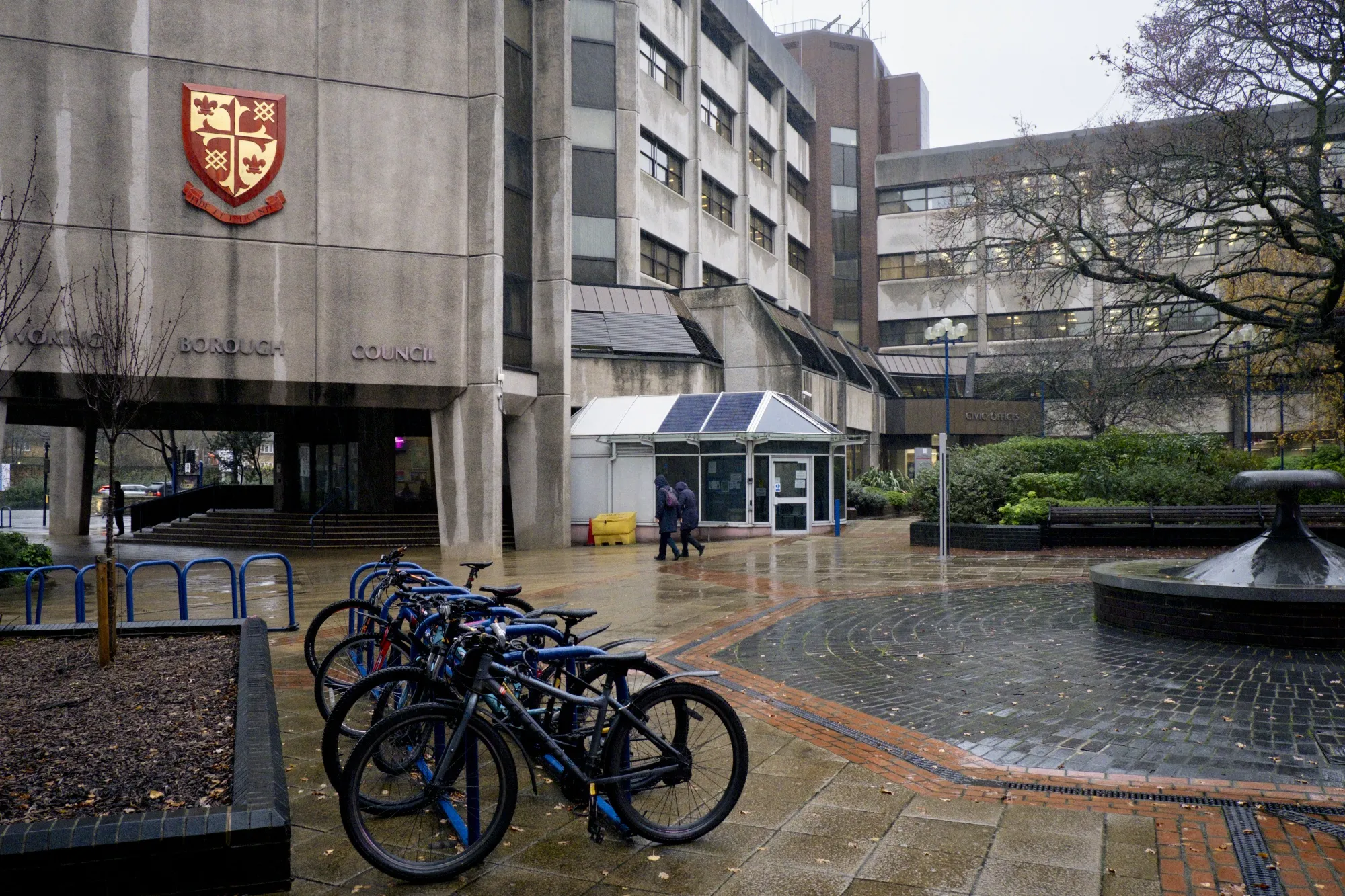 The Woking Borough Council building in Woking.