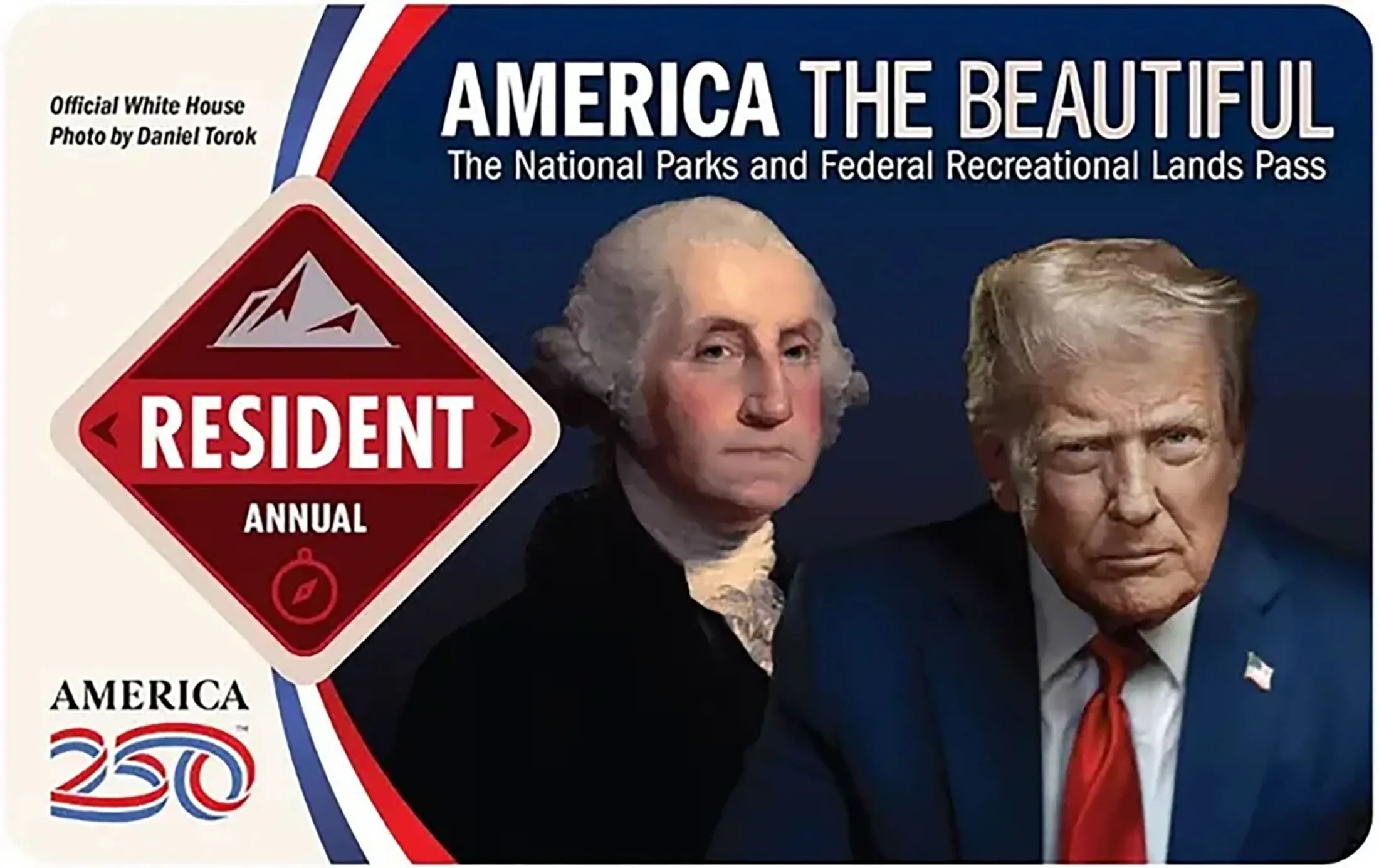 Trump’s face on National Park on a pass.