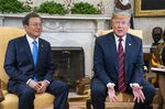 President Trump Hosts South Korean President Moon Jae-In At The White House