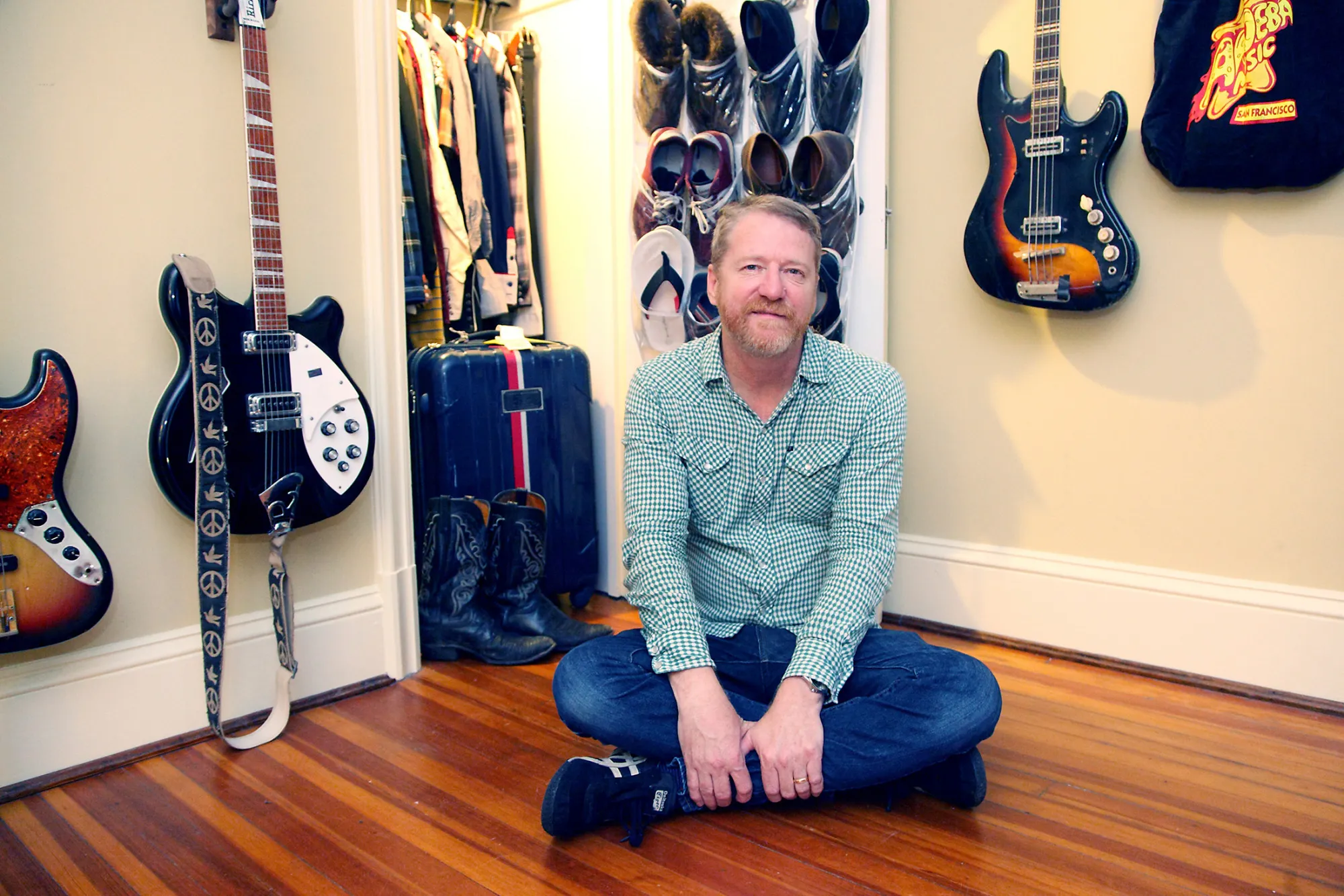 David Lowery, best known for his bands Cracker and Camper Van Beethoven, at home in Richmond, Va., on Aug. 18, 2015.
