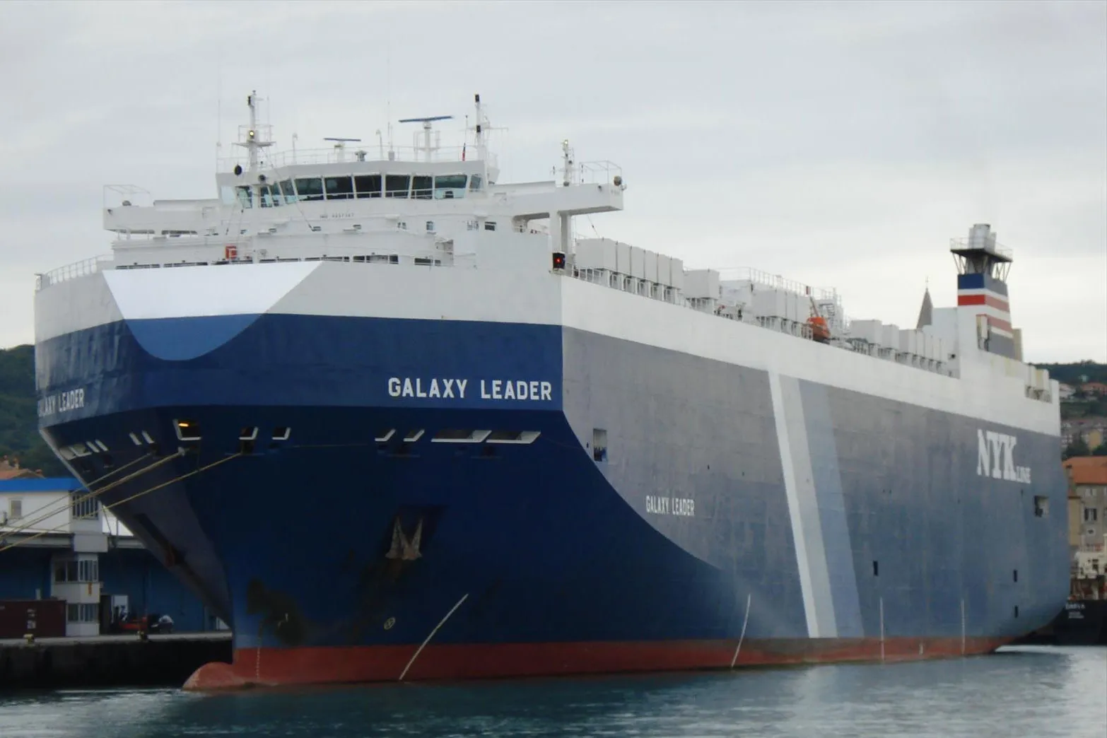 The Galaxy Leader vehicle carrier.