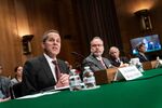 A lineup of bank regulators.