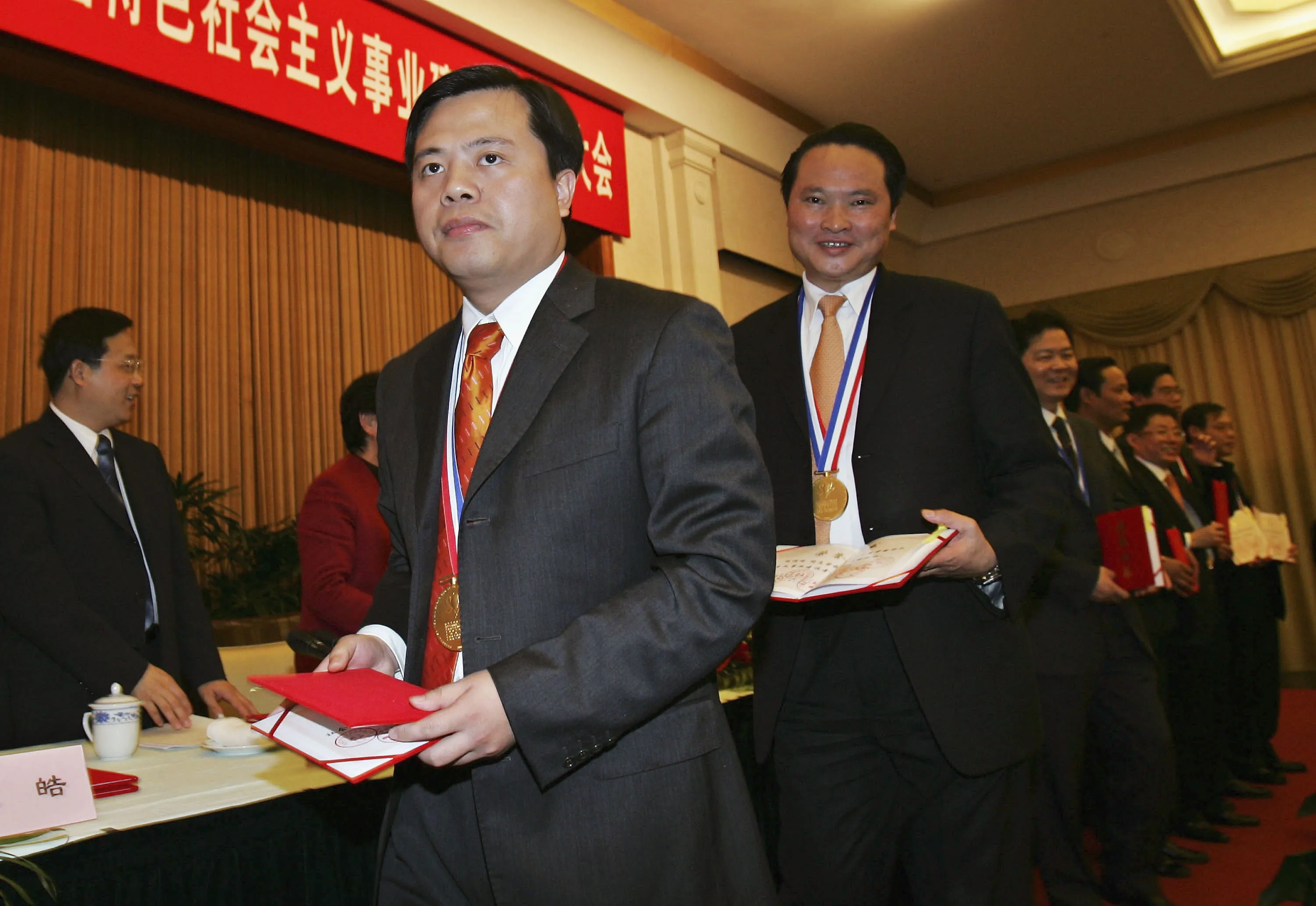 Shanda CEO Chen Tianqiao Attends An Economy Elites Award Ceremony