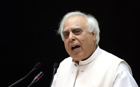India’s Communications Minister Kapil Sibal
