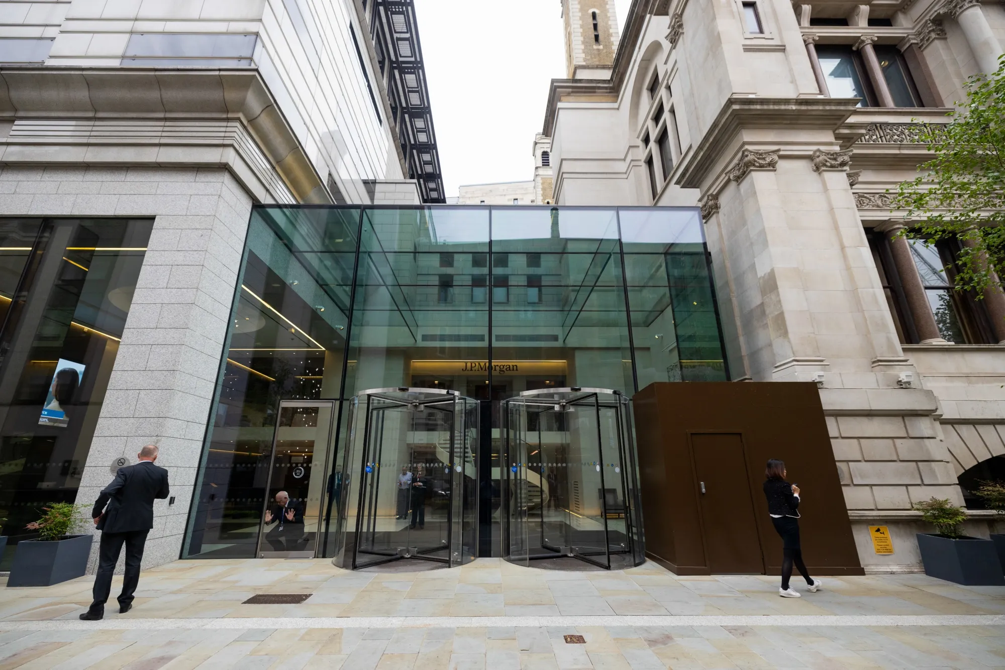 The JPMorgan Chase &amp; Co. offices in London. It’s crunch time for banks as an inverted yields curve will pressure net interest margins and&nbsp;force a&nbsp;halt to credit to the weakest borrowers.