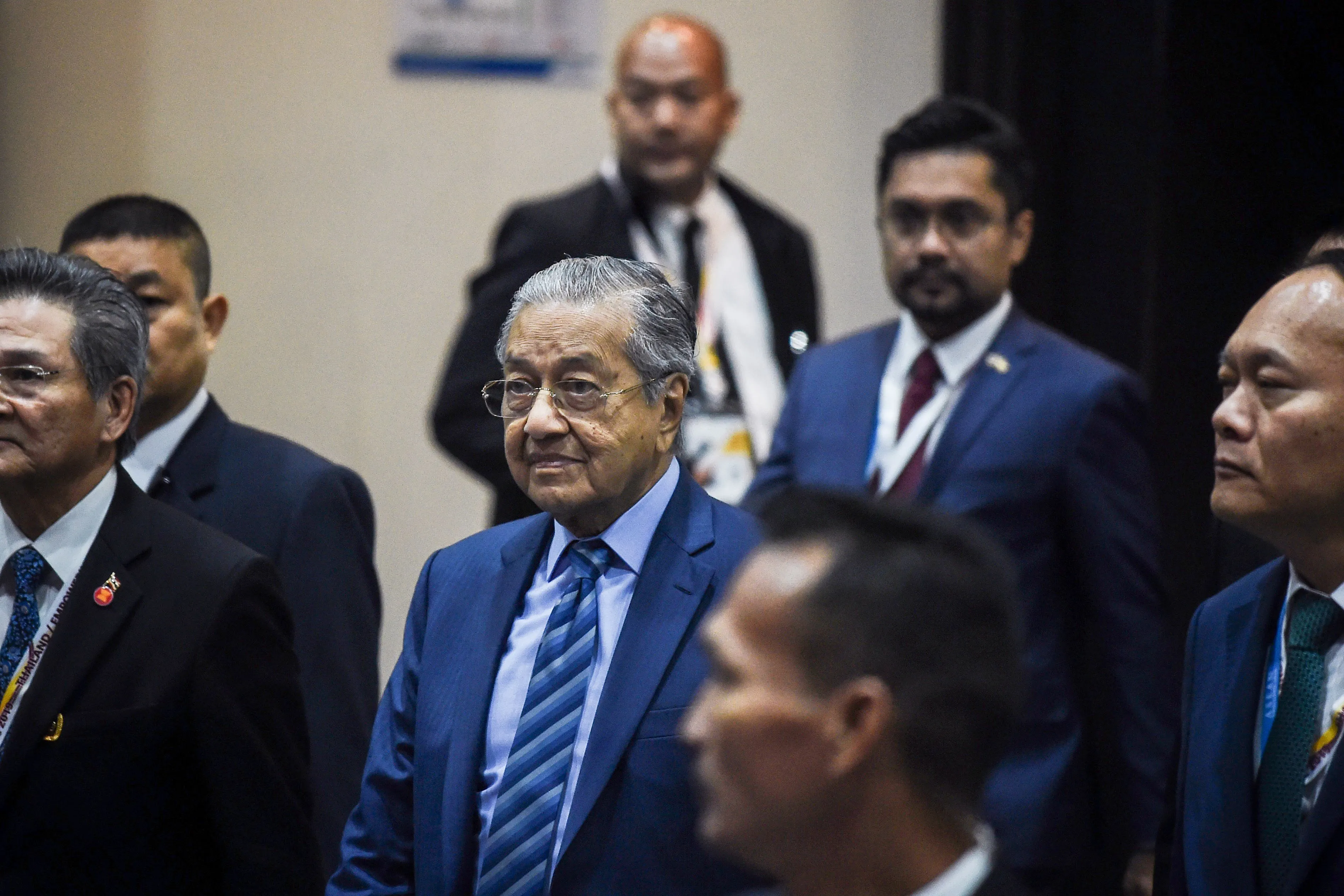 Mahathir Mohamad in Bangkok on Nov. 2.