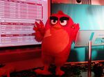 Angry Birds’ Red joined Rovio’s listing ceremony in September.