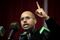 Saif Islam Kadafi, the son of Libyan leader Moammar Kadafi, addresses a group of supporters in Trip
