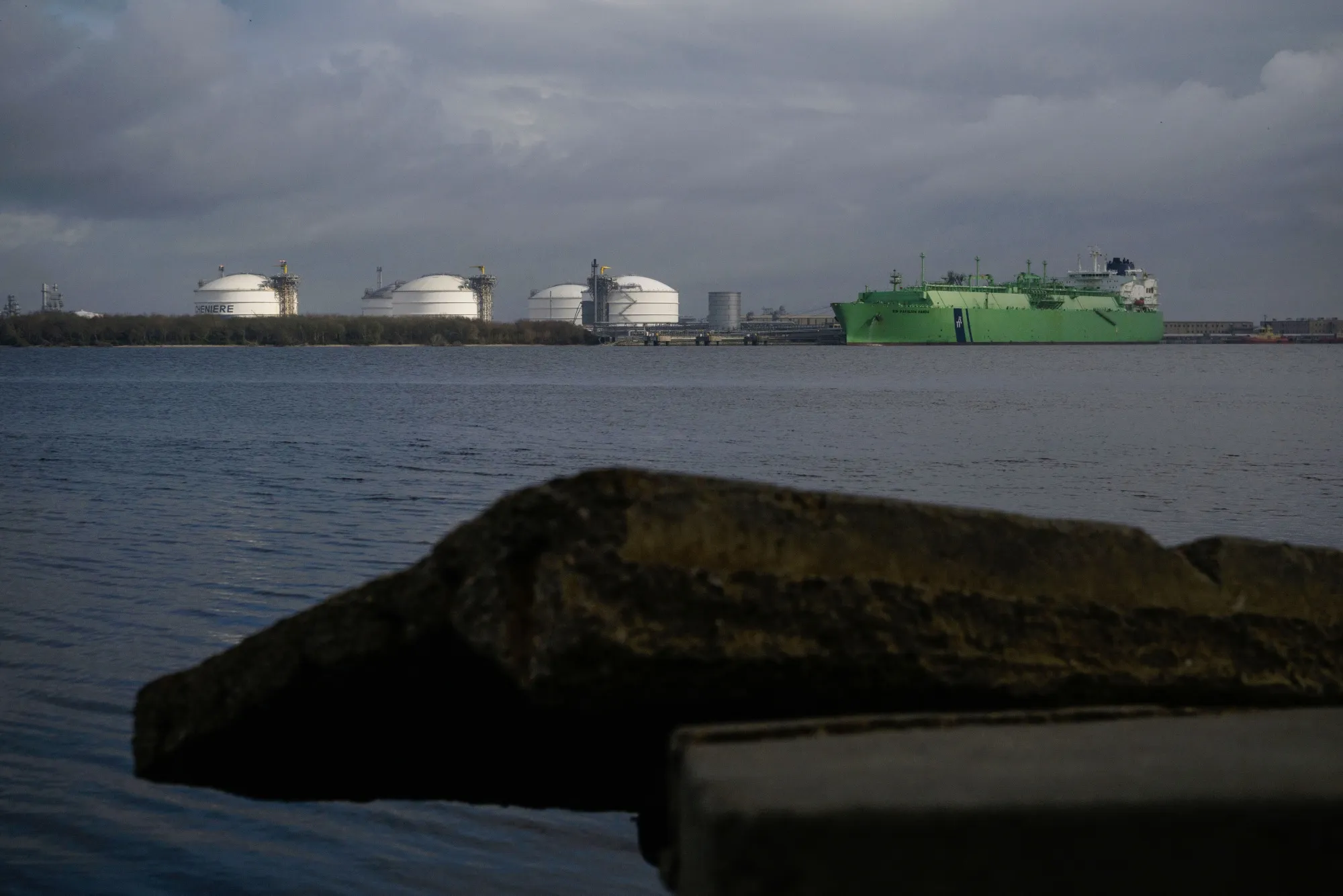 A LNG export terminal in Cameron, Louisiana, on Feb. 5.