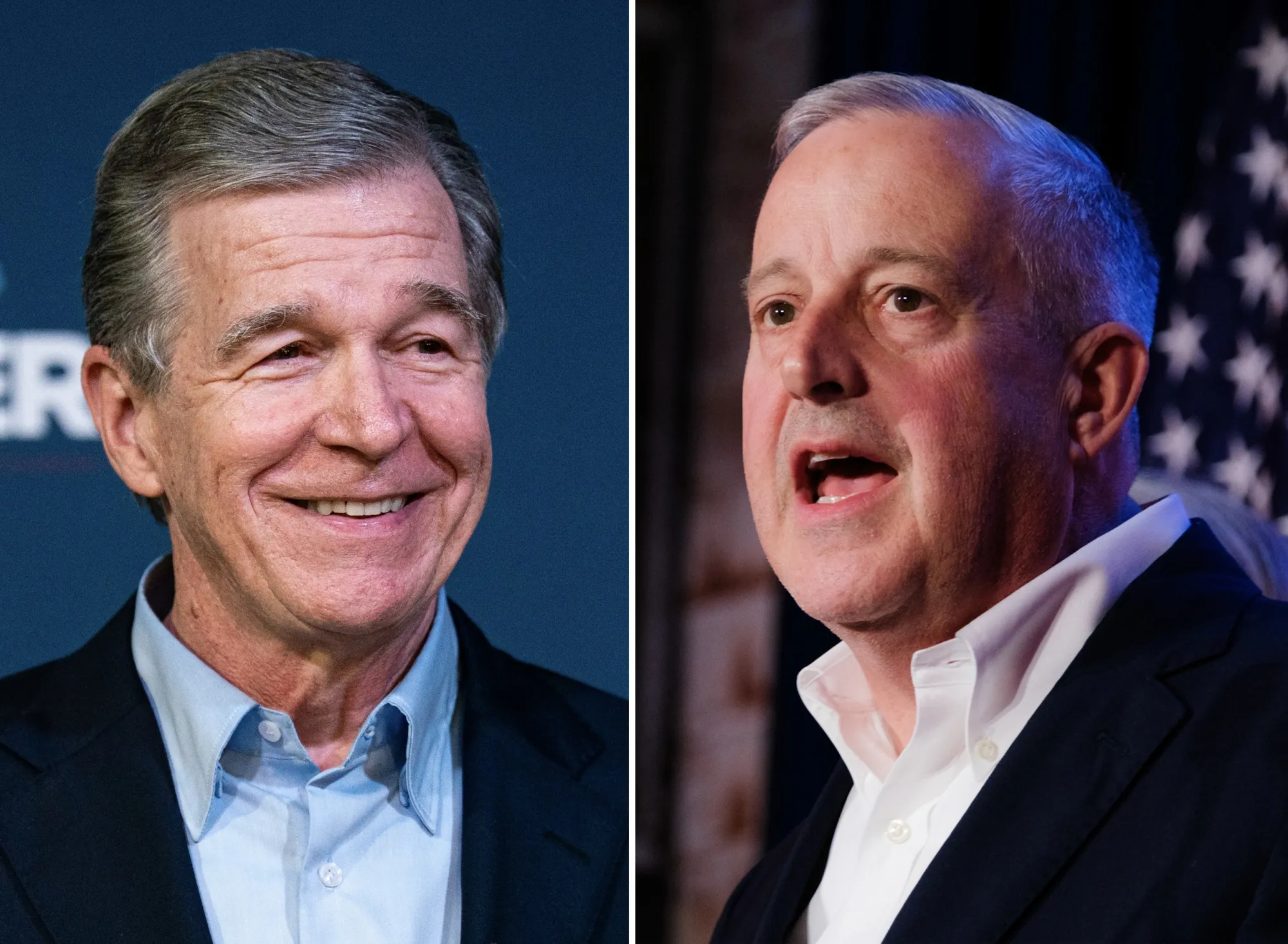 Roy Cooper and Michael Whatley